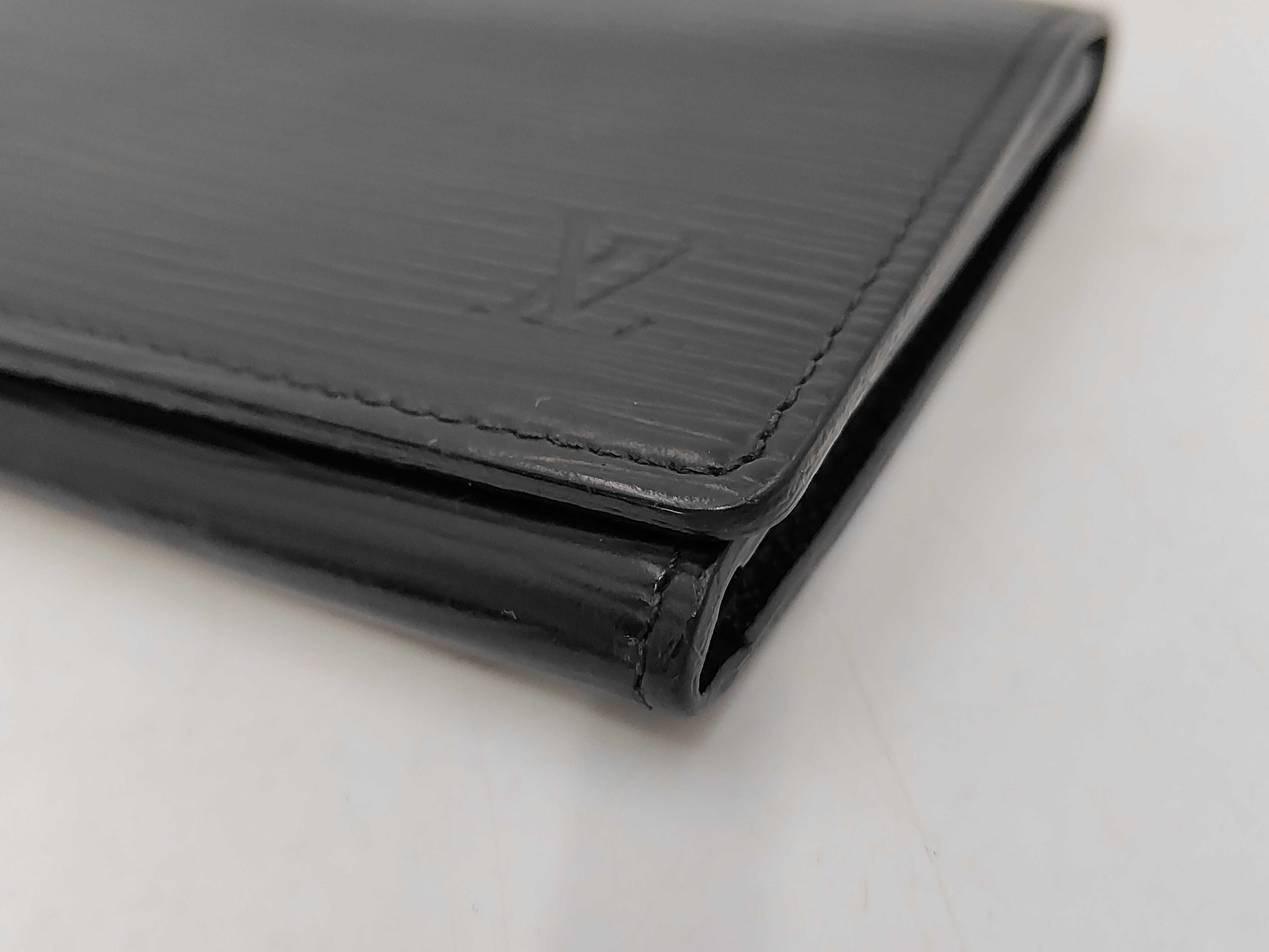 Epi Enveloppe Carte de Visite Noir CA3102 Card Case — view 3