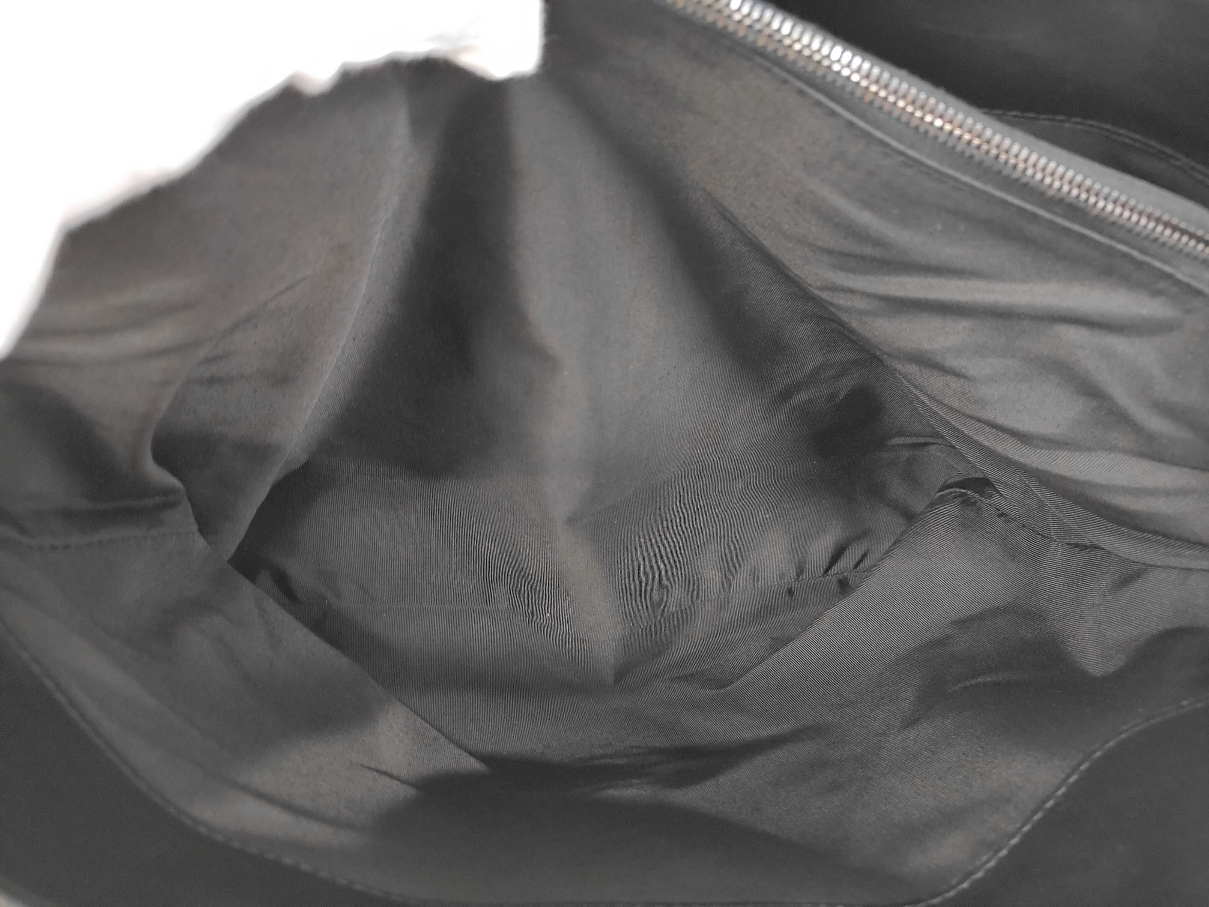 Leather Executive Turnlock Tote Bag, Black Tote Bag — view 10