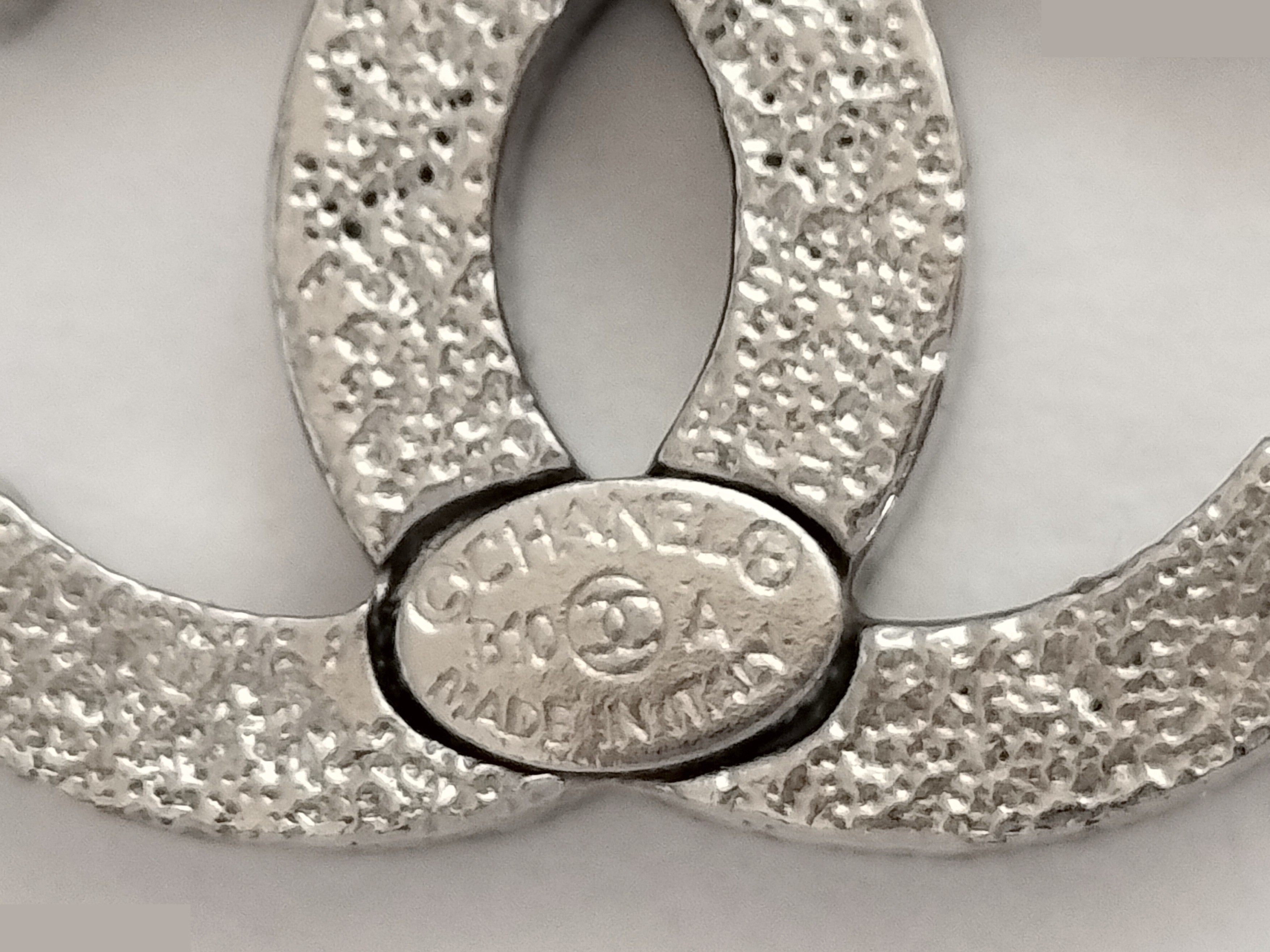 Coco Glitter Silver Earrings — view 3