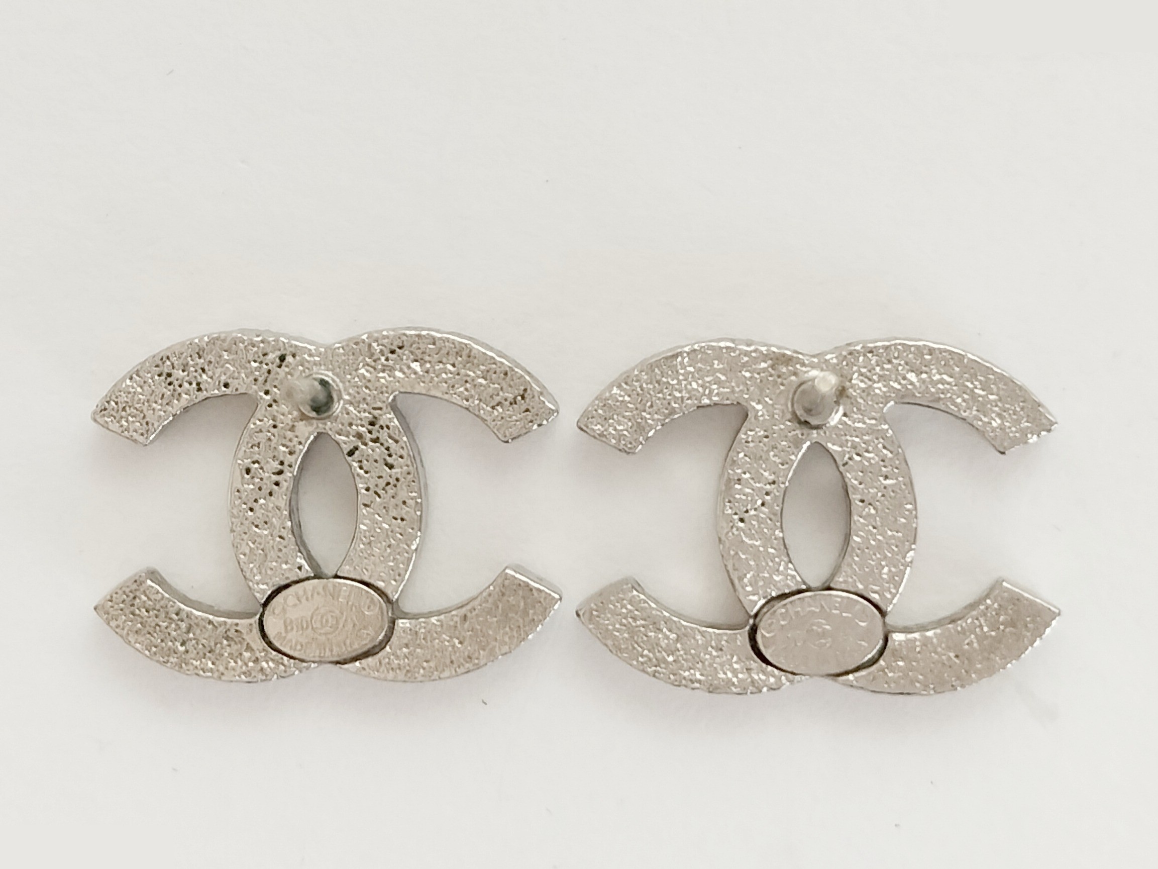 Coco Glitter Silver Earrings — view 4