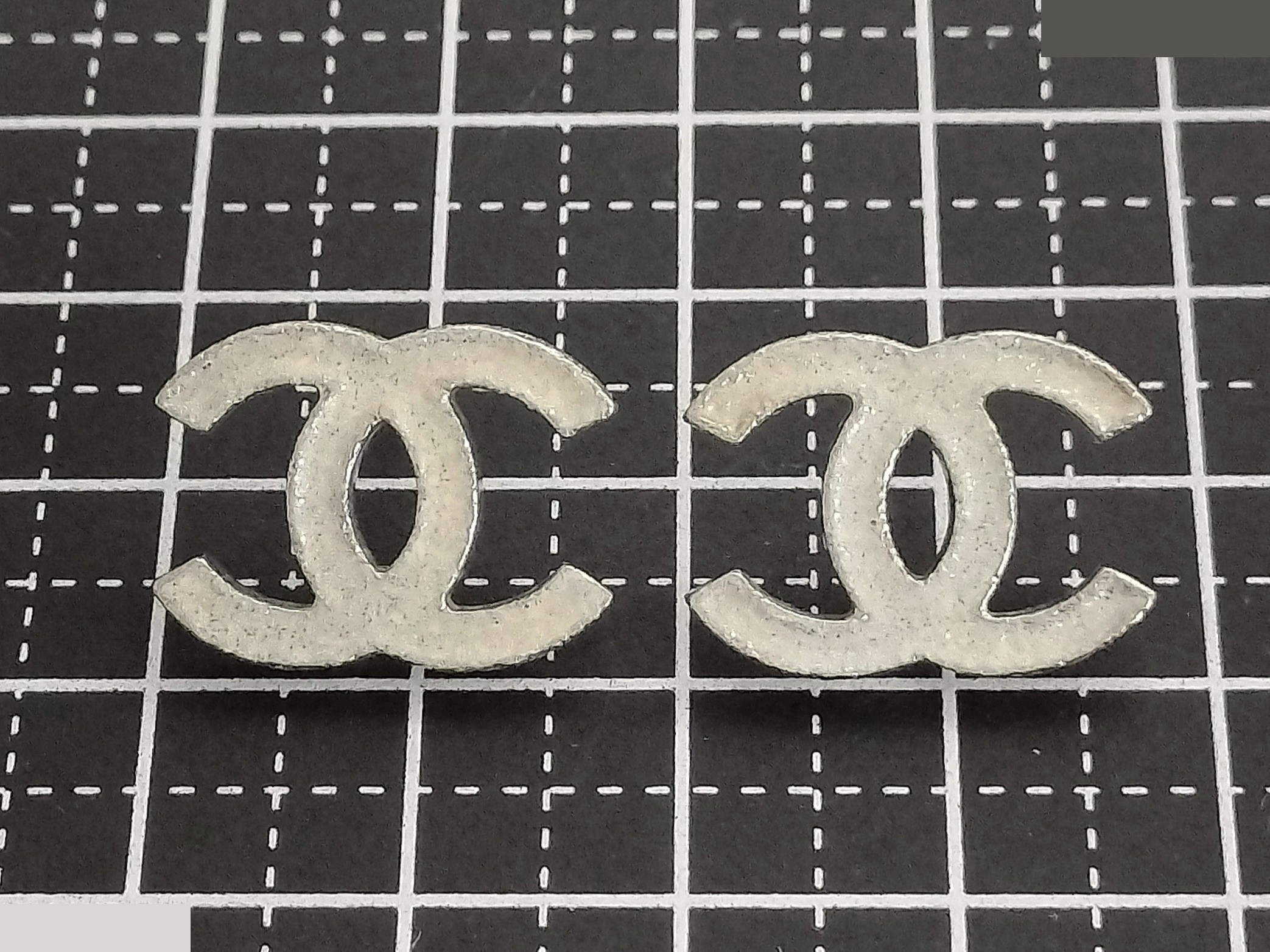 Coco Glitter Silver Earrings — view 7