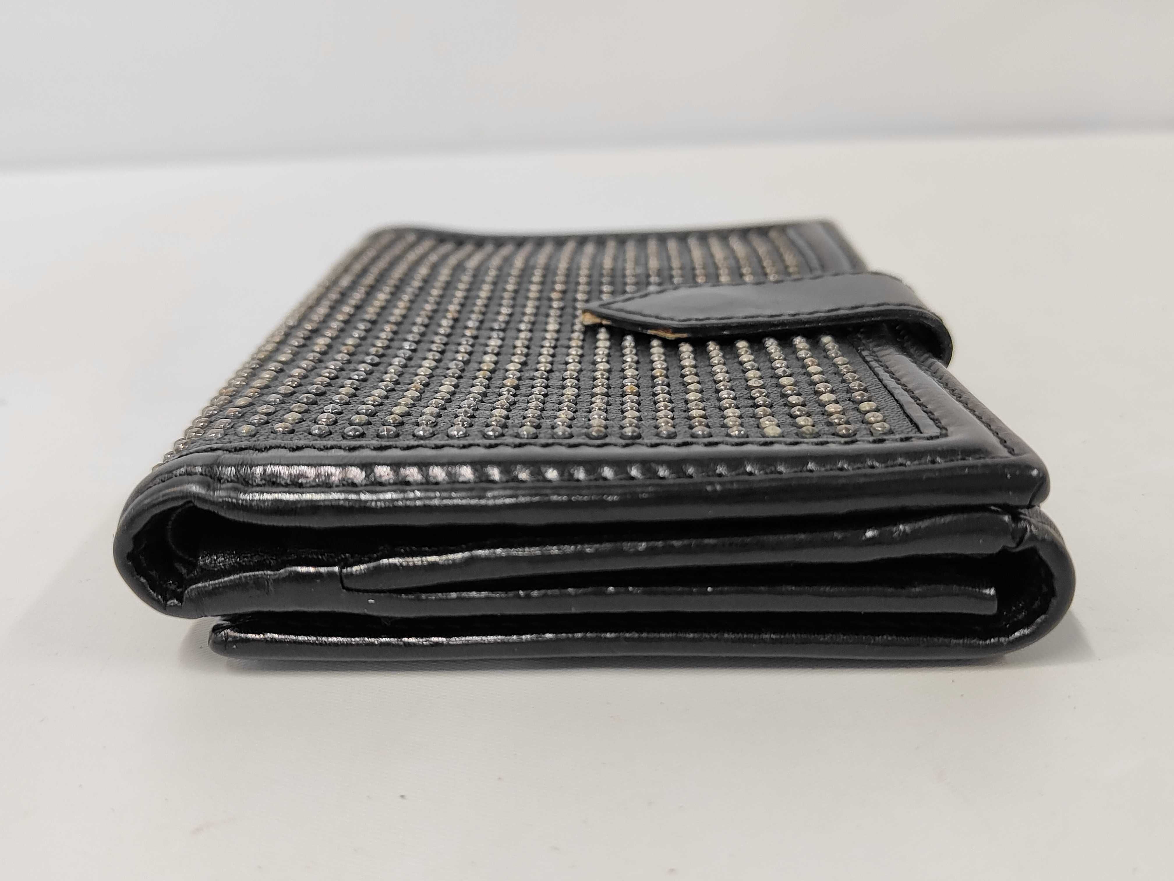 Leather Studded Folding Wallet — view 5