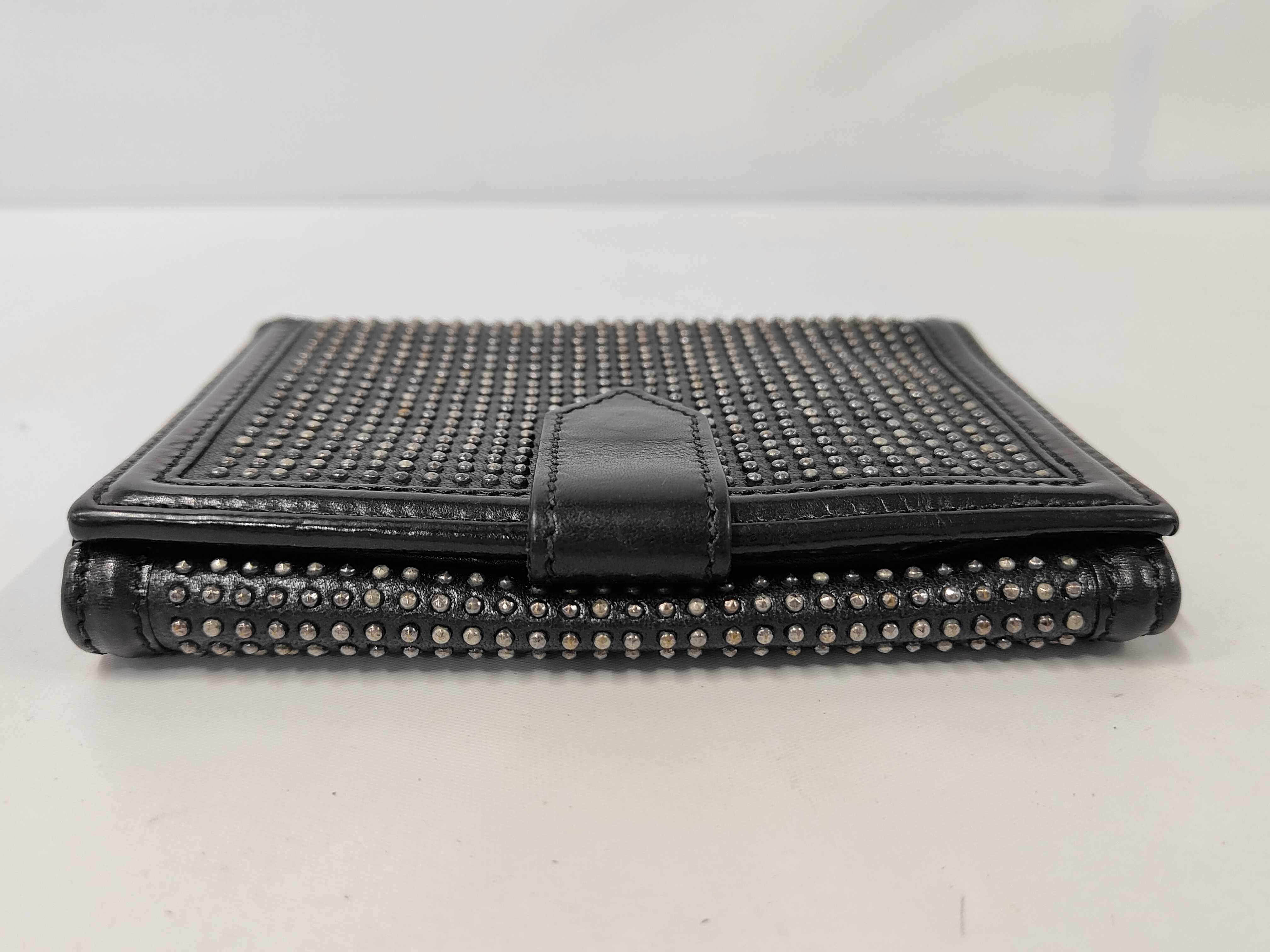 Leather Studded Folding Wallet — view 6
