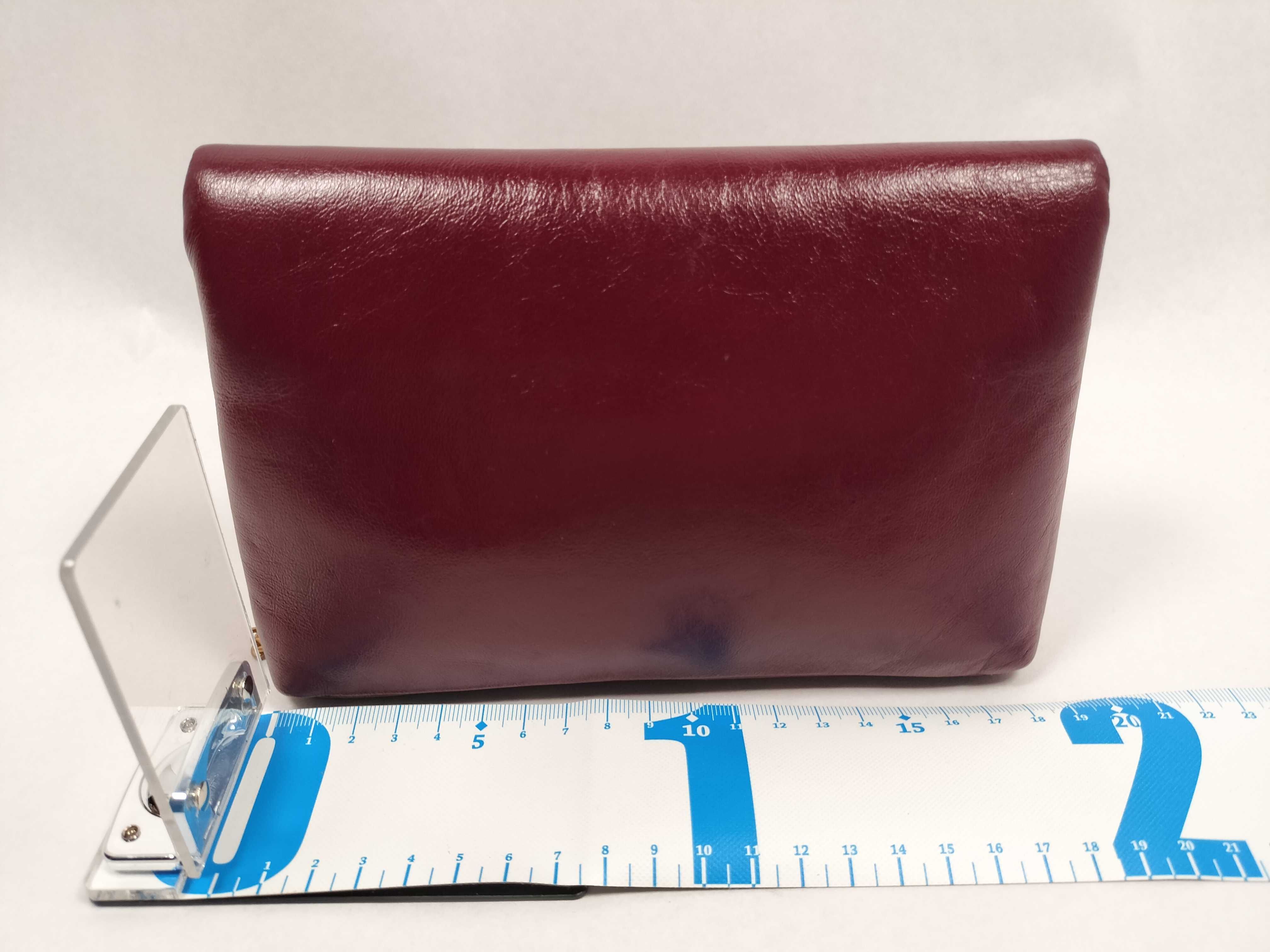 FR- mini cassandre gold chain shoulder bag bordeaux 847638 Shoulder bag — view 2