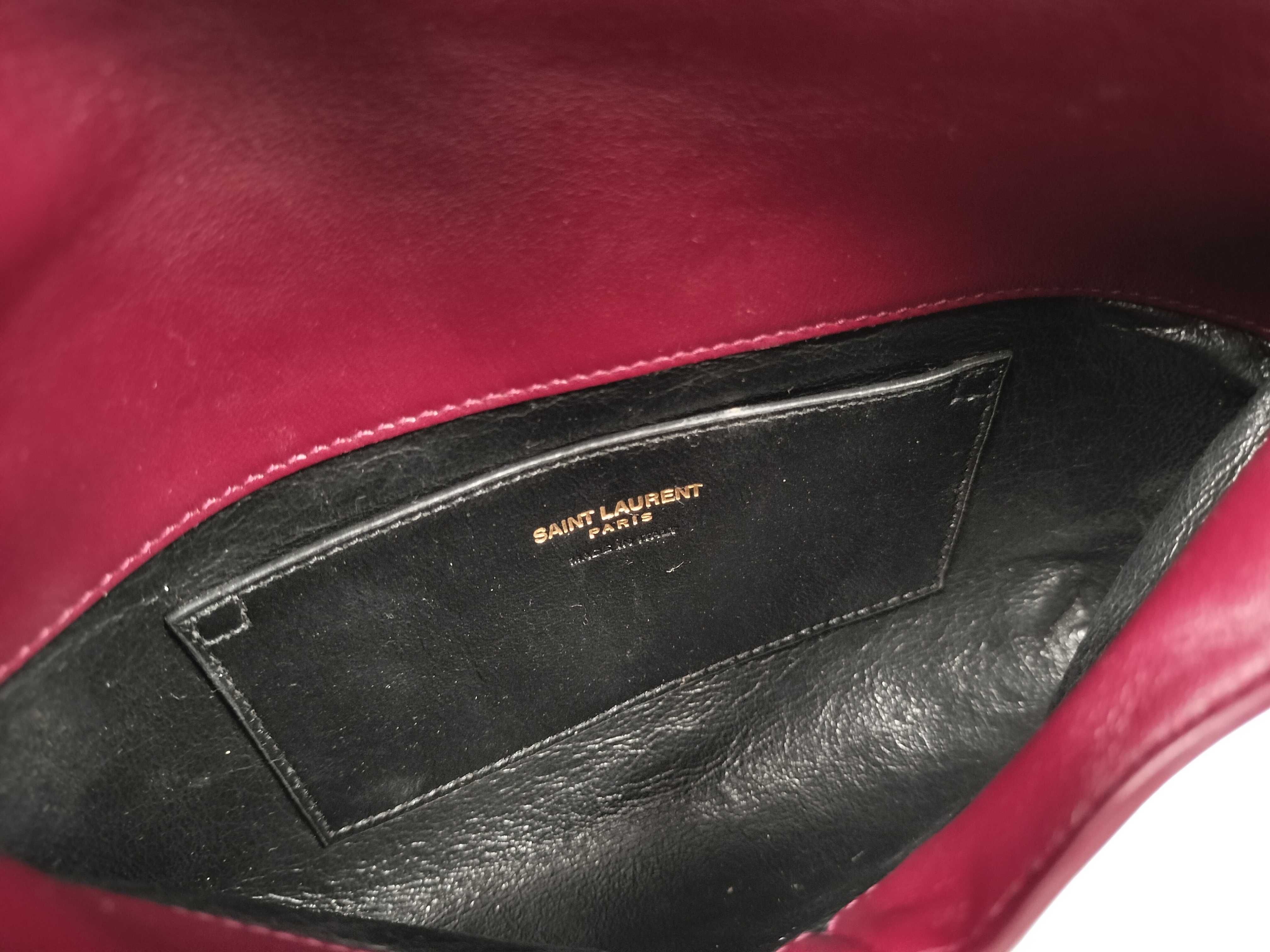FR- mini cassandre gold chain shoulder bag bordeaux 847638 Shoulder bag — view 9