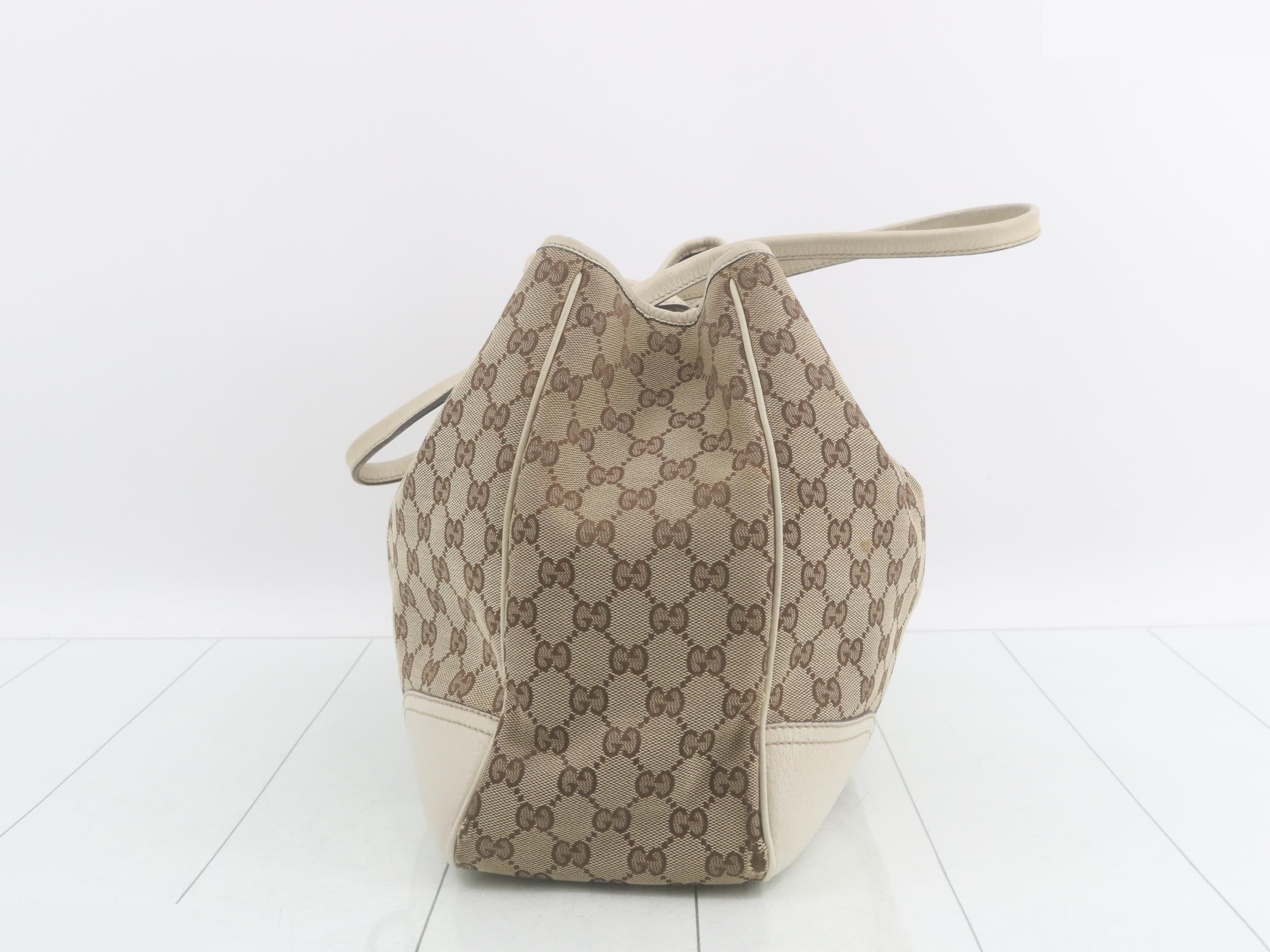 GG Canvas Princy Leather Tote Bag — view 4