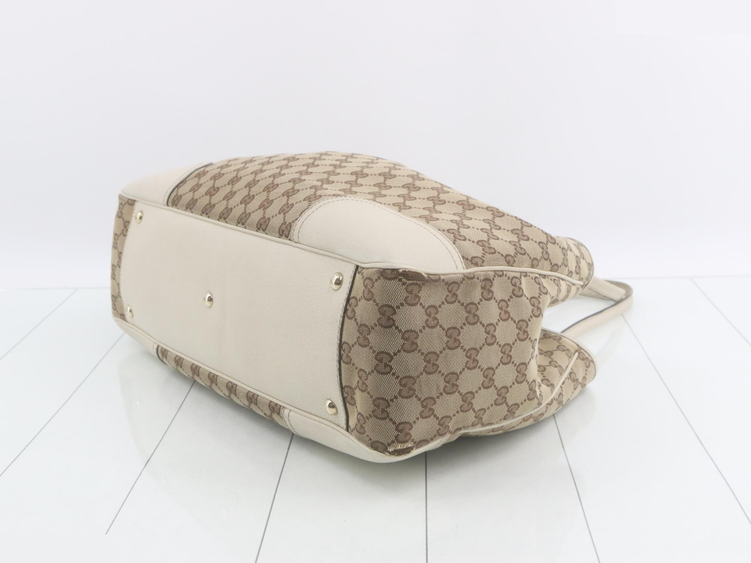 GG Canvas Princy Leather Tote Bag — view 6