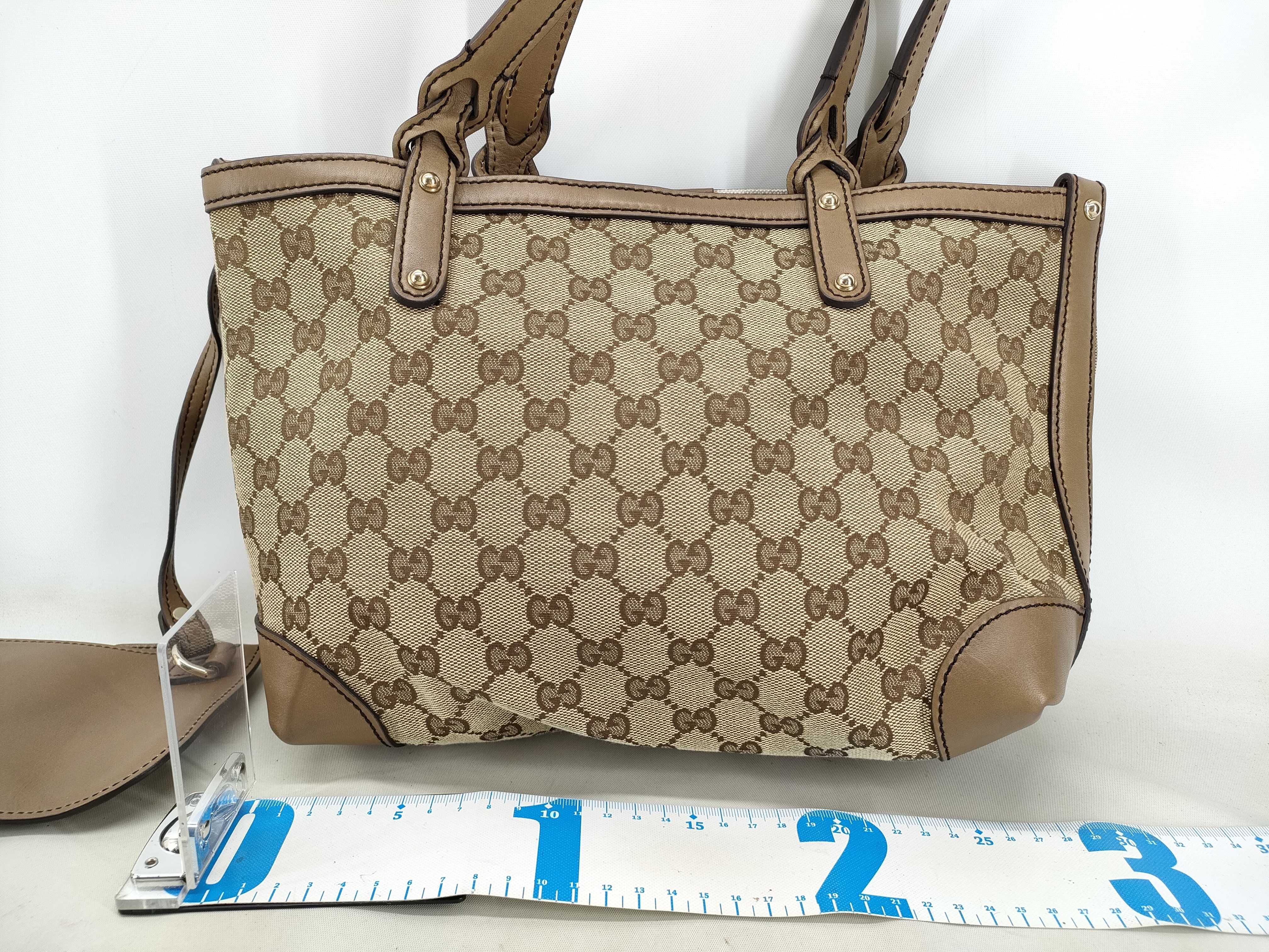 handbag, GG canvas, beige, 269878 handbag — view 2