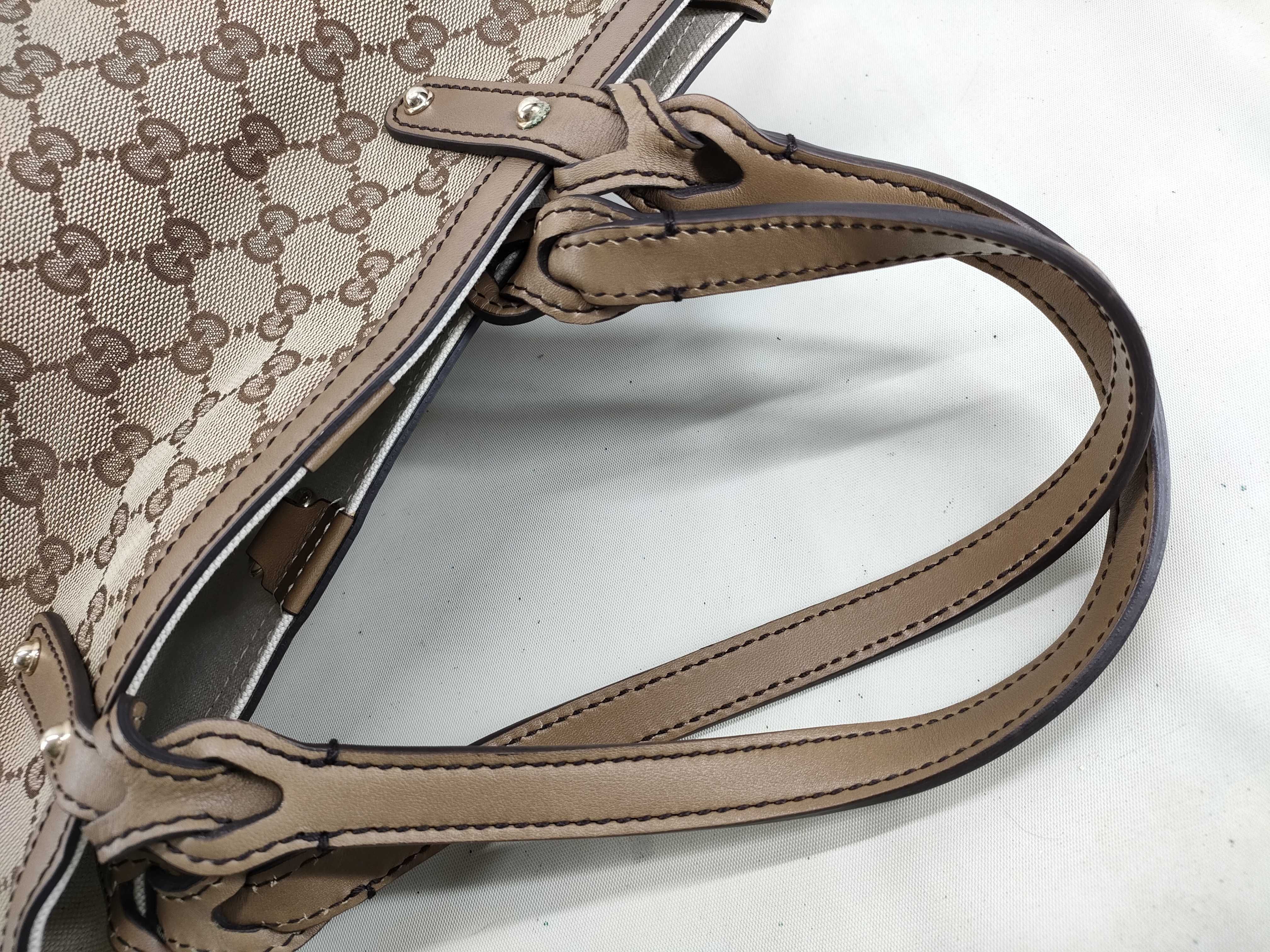handbag, GG canvas, beige, 269878 handbag — view 5