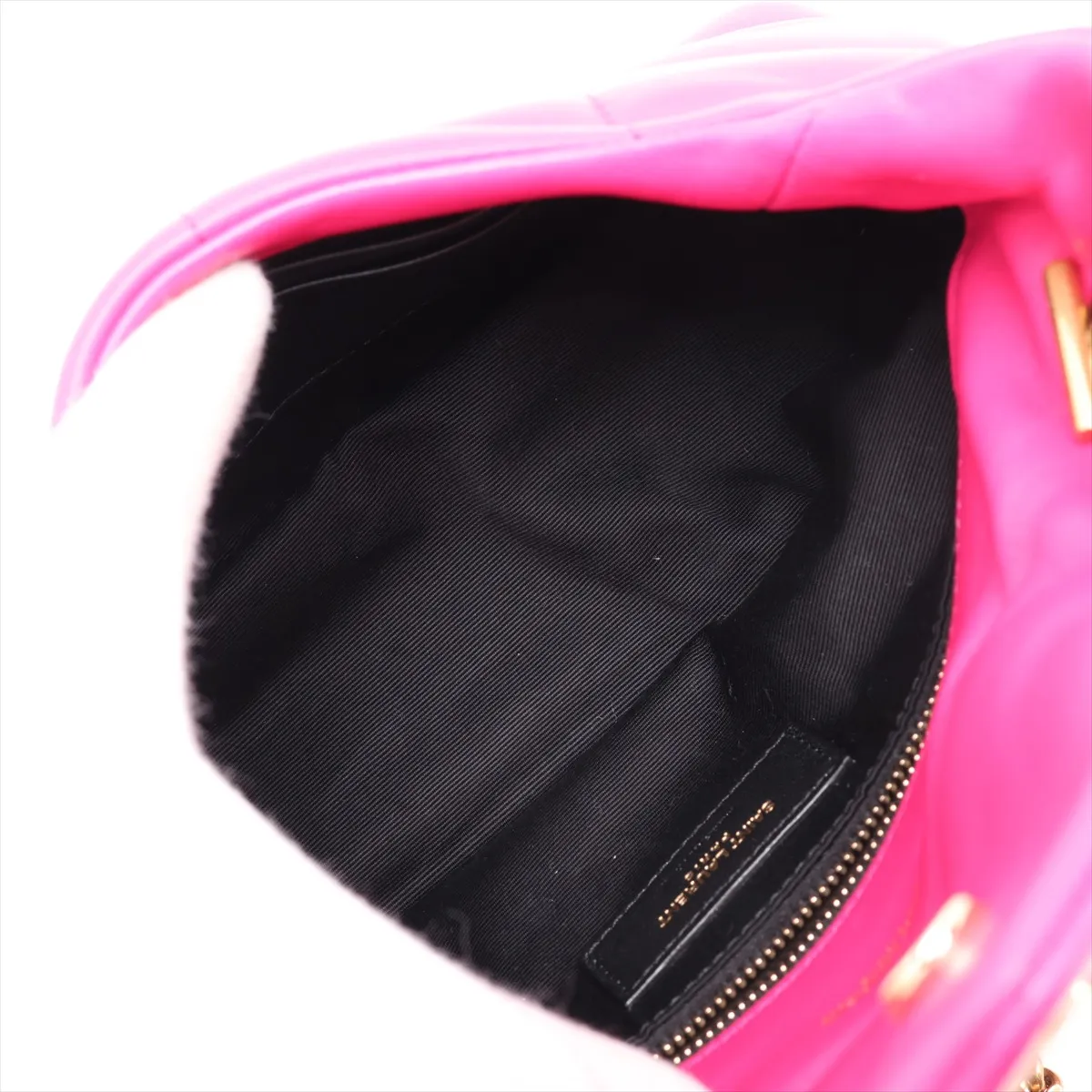 Lulu Puffer 620333 Leather Chain Shoulder Bag Pink — view 6