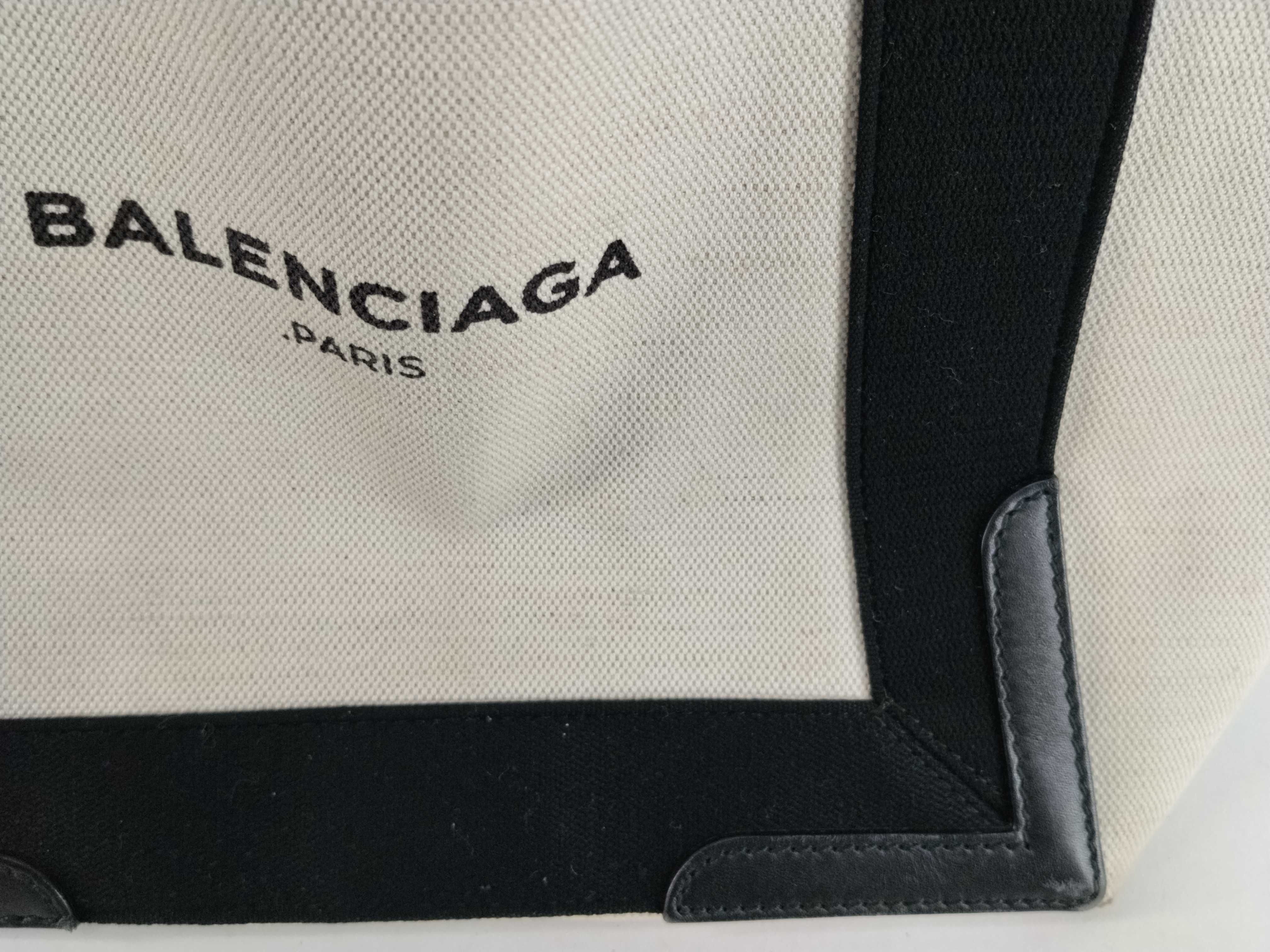 handbag Navy Cabas White handbag — view 14