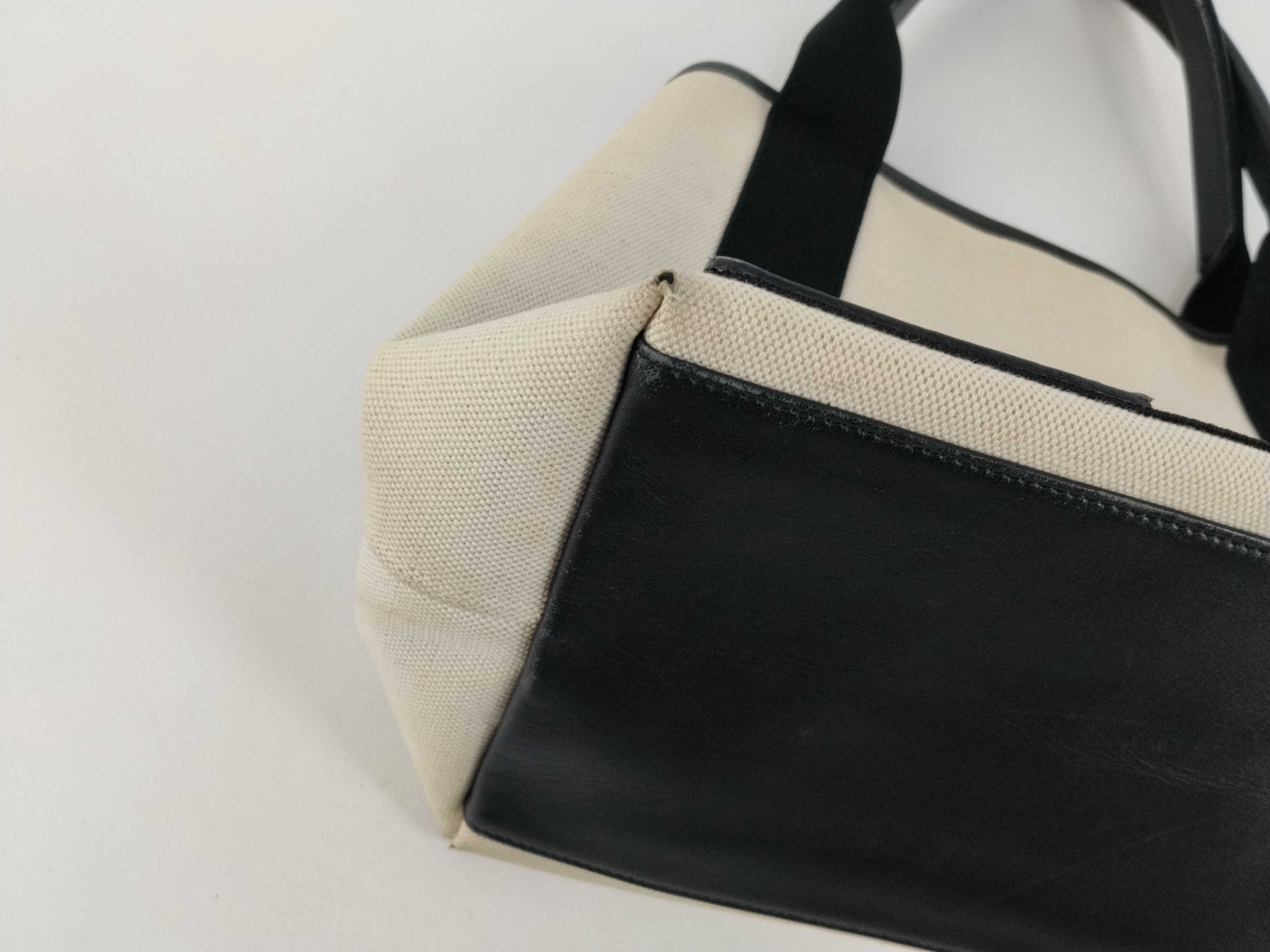 handbag Navy Cabas White handbag — view 6