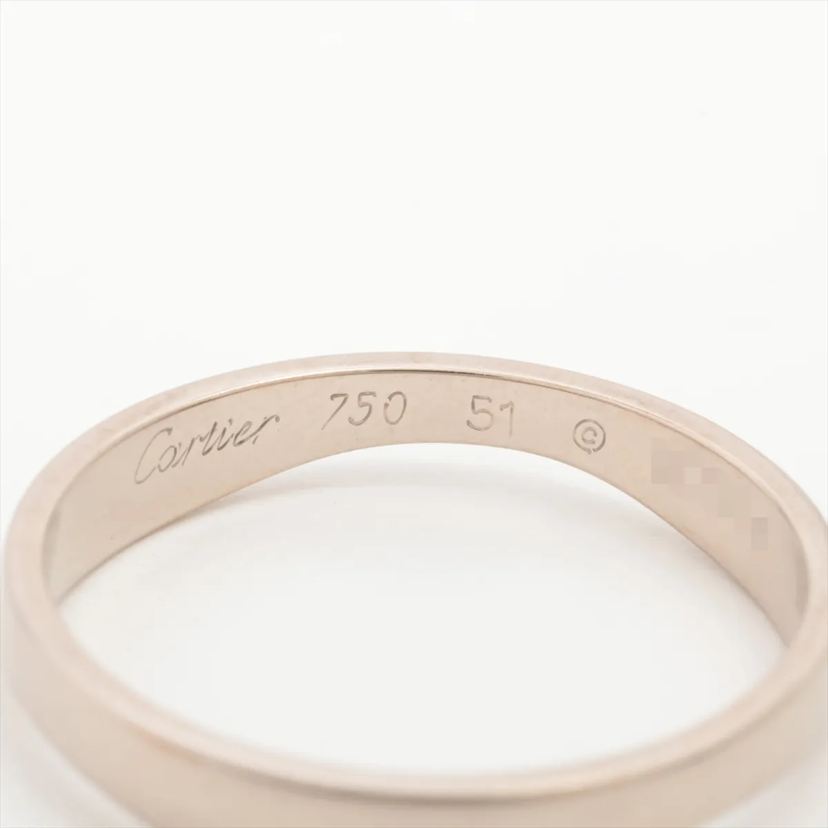 Love Me Ring 750 (PG x WG) 4.3g Size 51 IB7514 Engraving — view 4