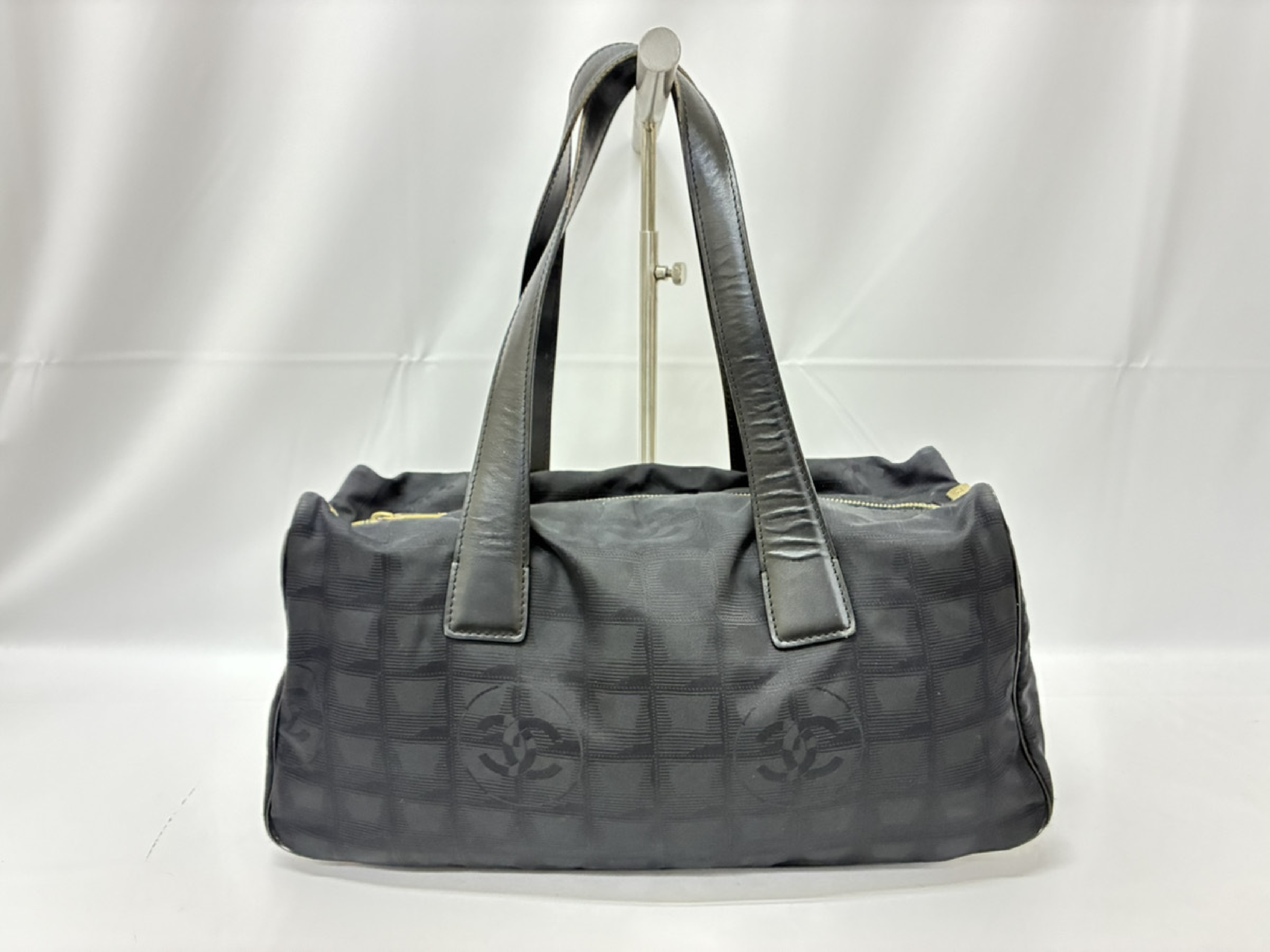 New Travel Line Mini Boston Bag, Black Boston Bag
