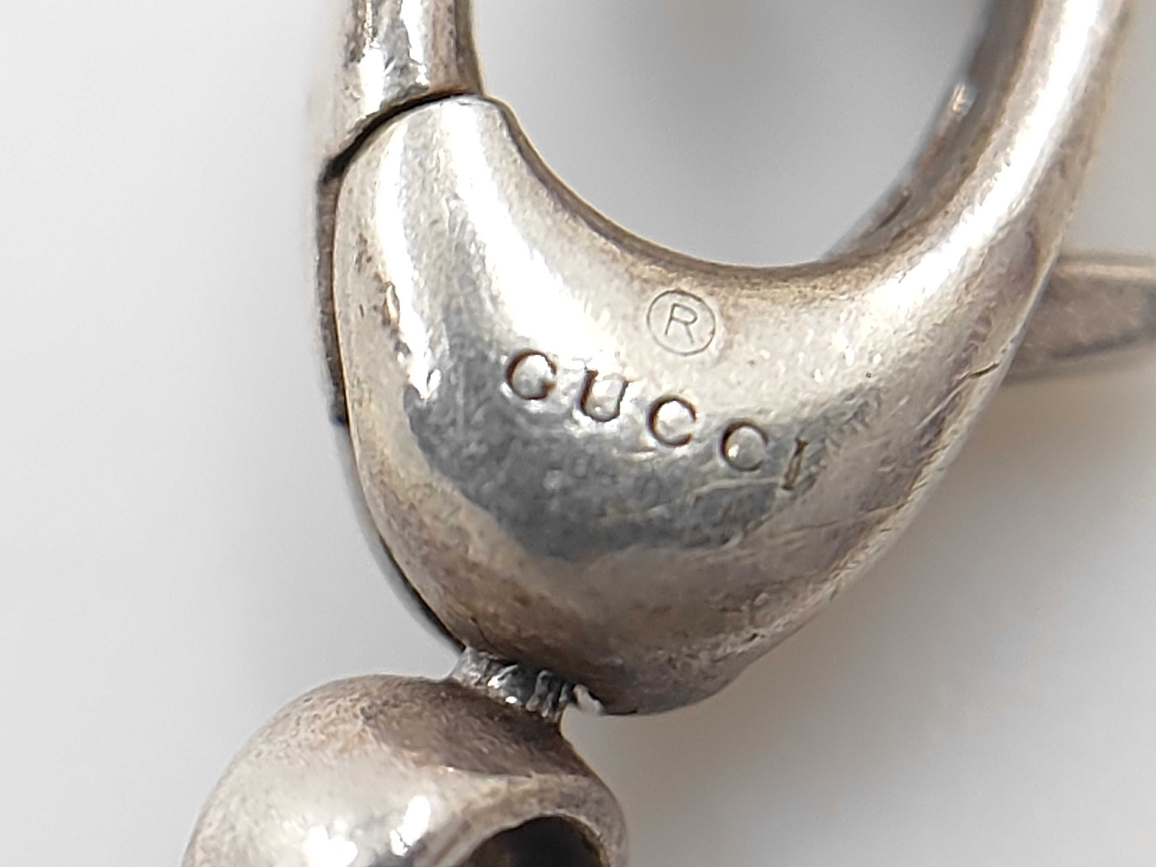 GG Interlocking Silver Necklace — view 5