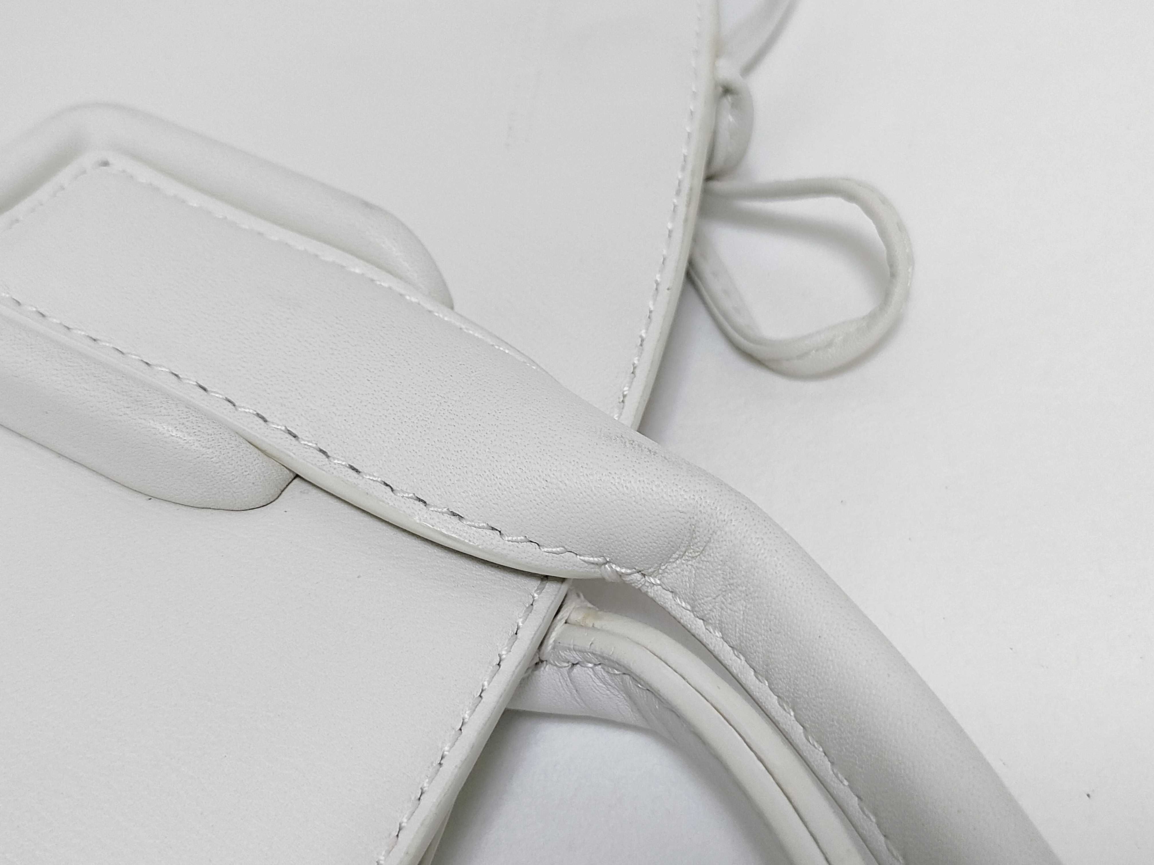 Small Basket Leather Tote Bag Shoulder Bag — view 5