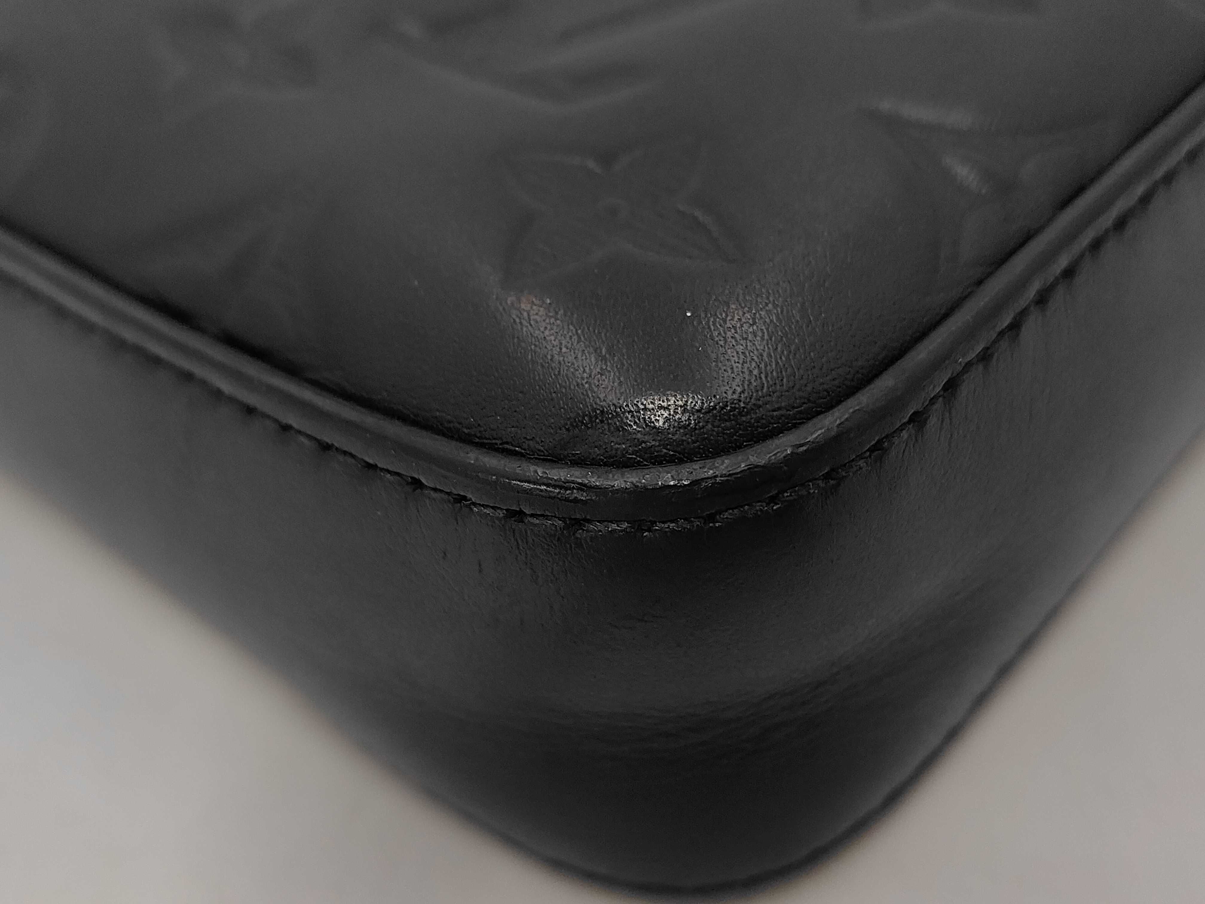 Monogram Shadow Duo Messenger M69827 Black (RFID detected) Shoulder Bag — view 7