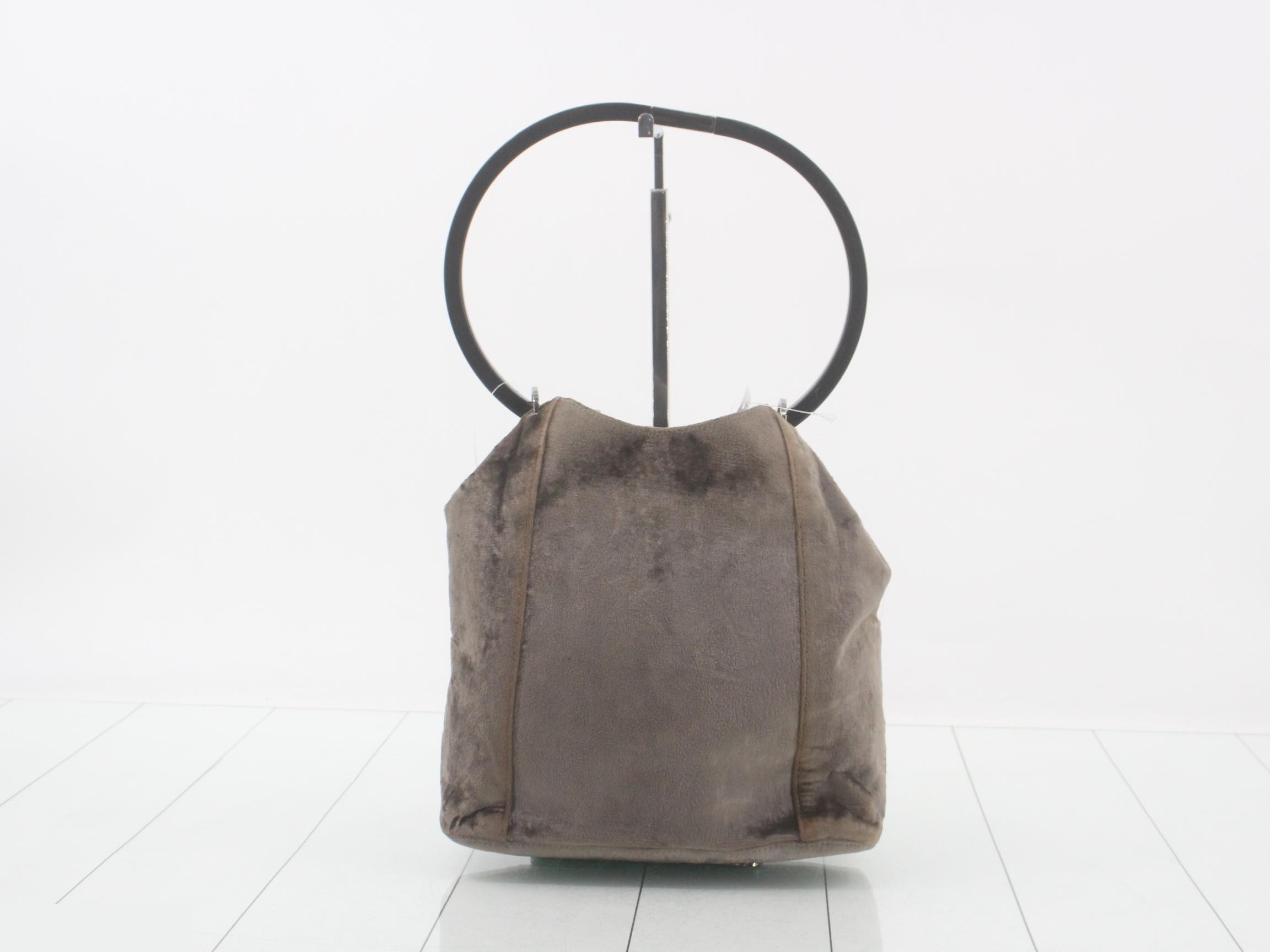 Velvet drawstring shoulder bag — view 2