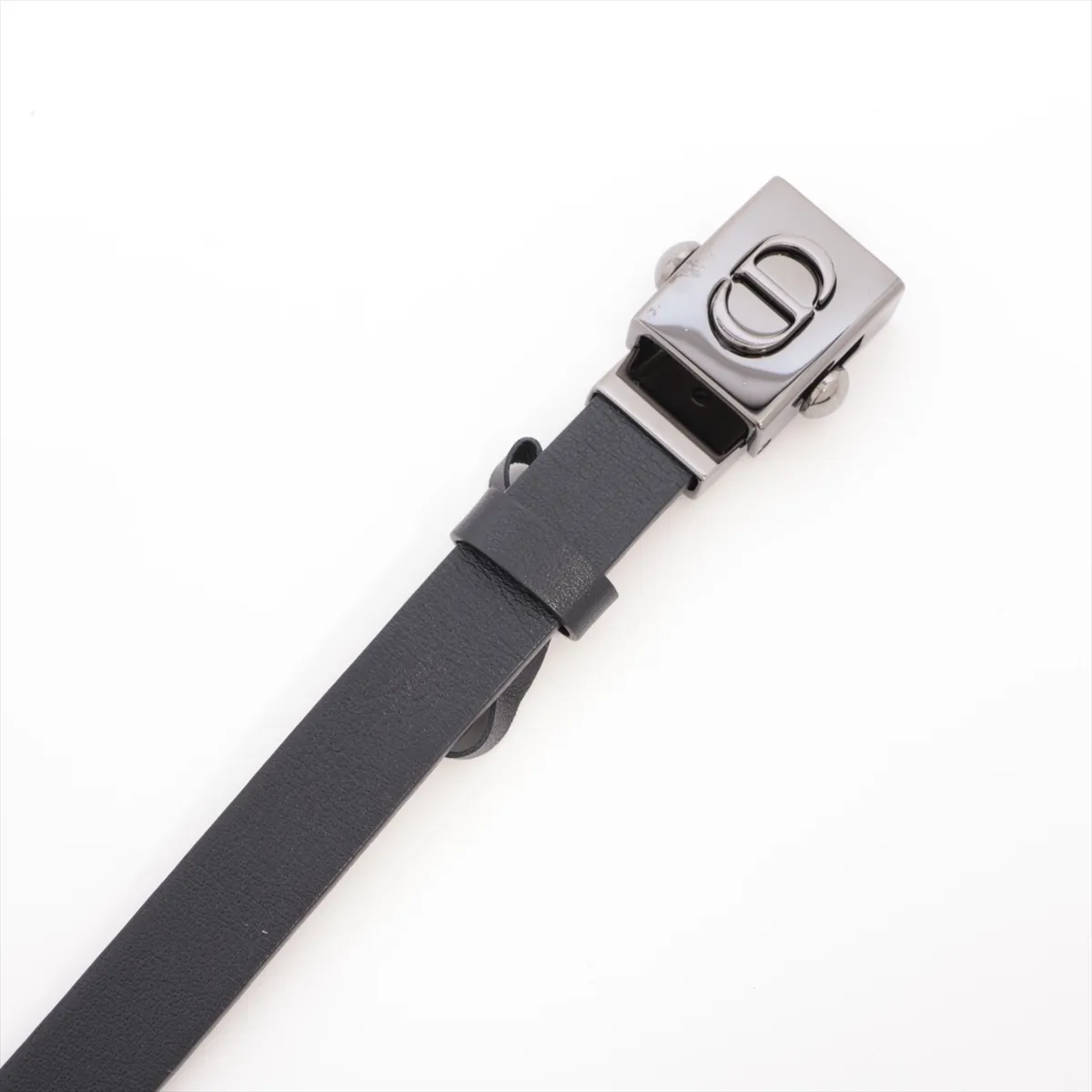 30 MONTAIGNE Belt Leather x Metal Black — view 2