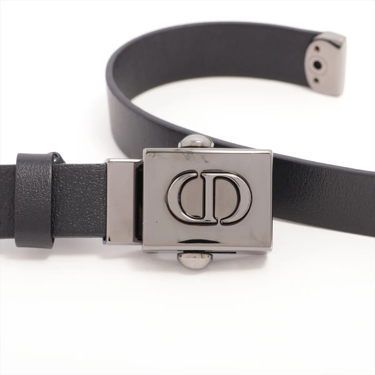 30 MONTAIGNE Belt Leather x Metal Black — view 5