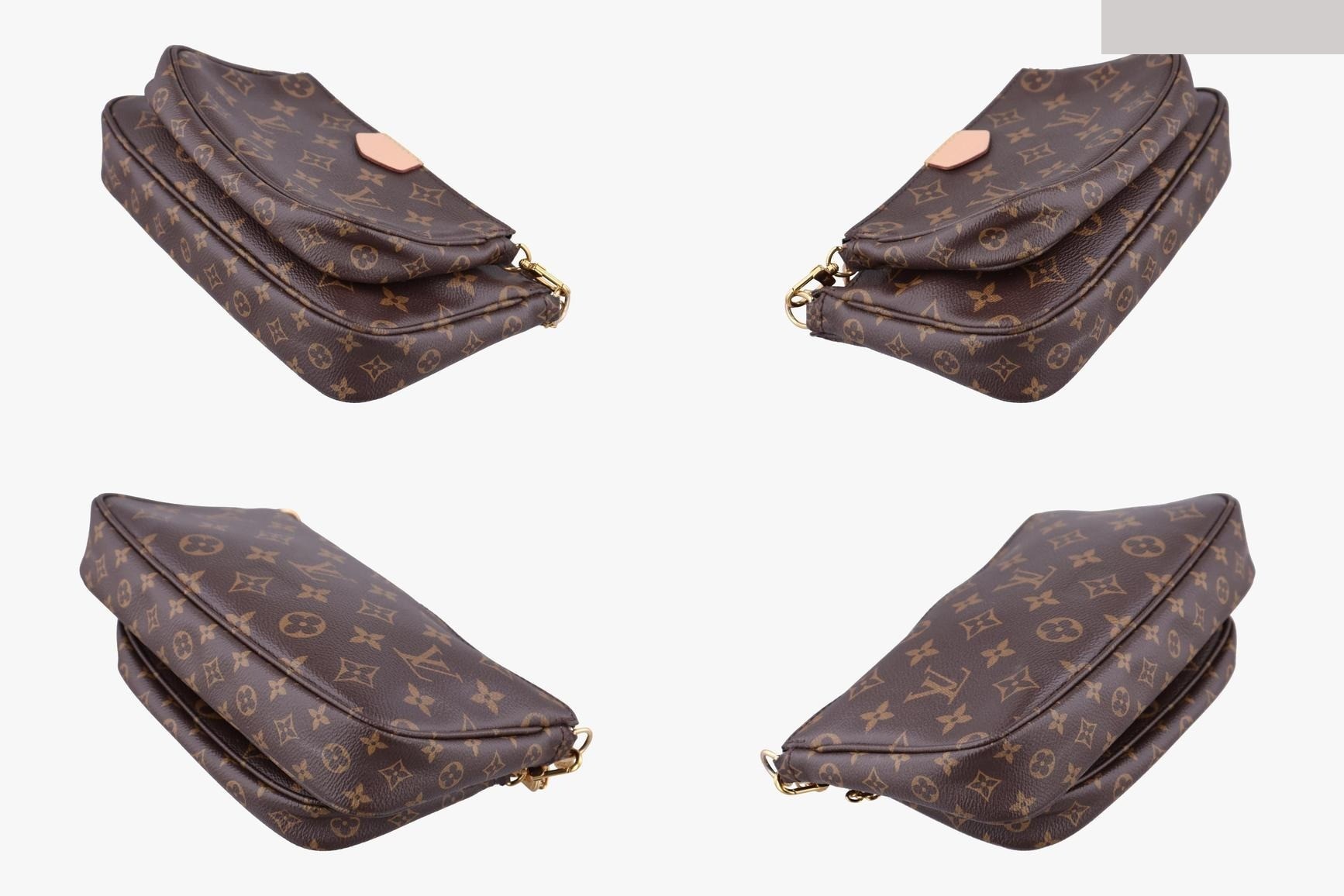 Multi Pochette Accessoires Monogram Canvas Monogram/Brown — view 4