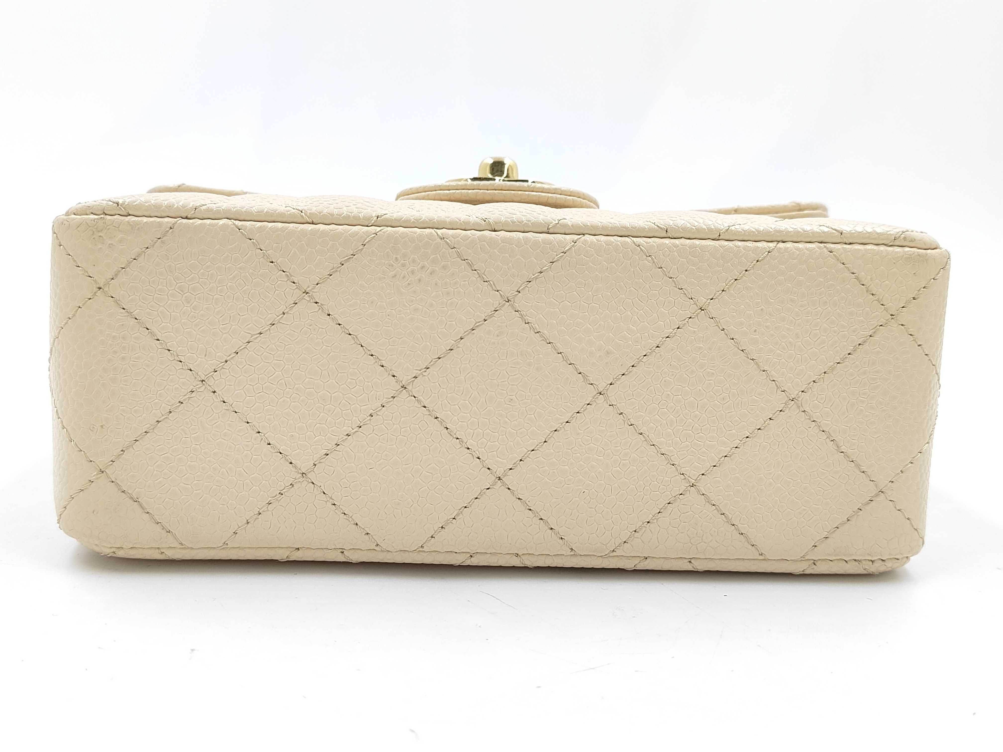 Mini Matelassé 17 Caviar Skin Shoulder Bag #9 — view 5
