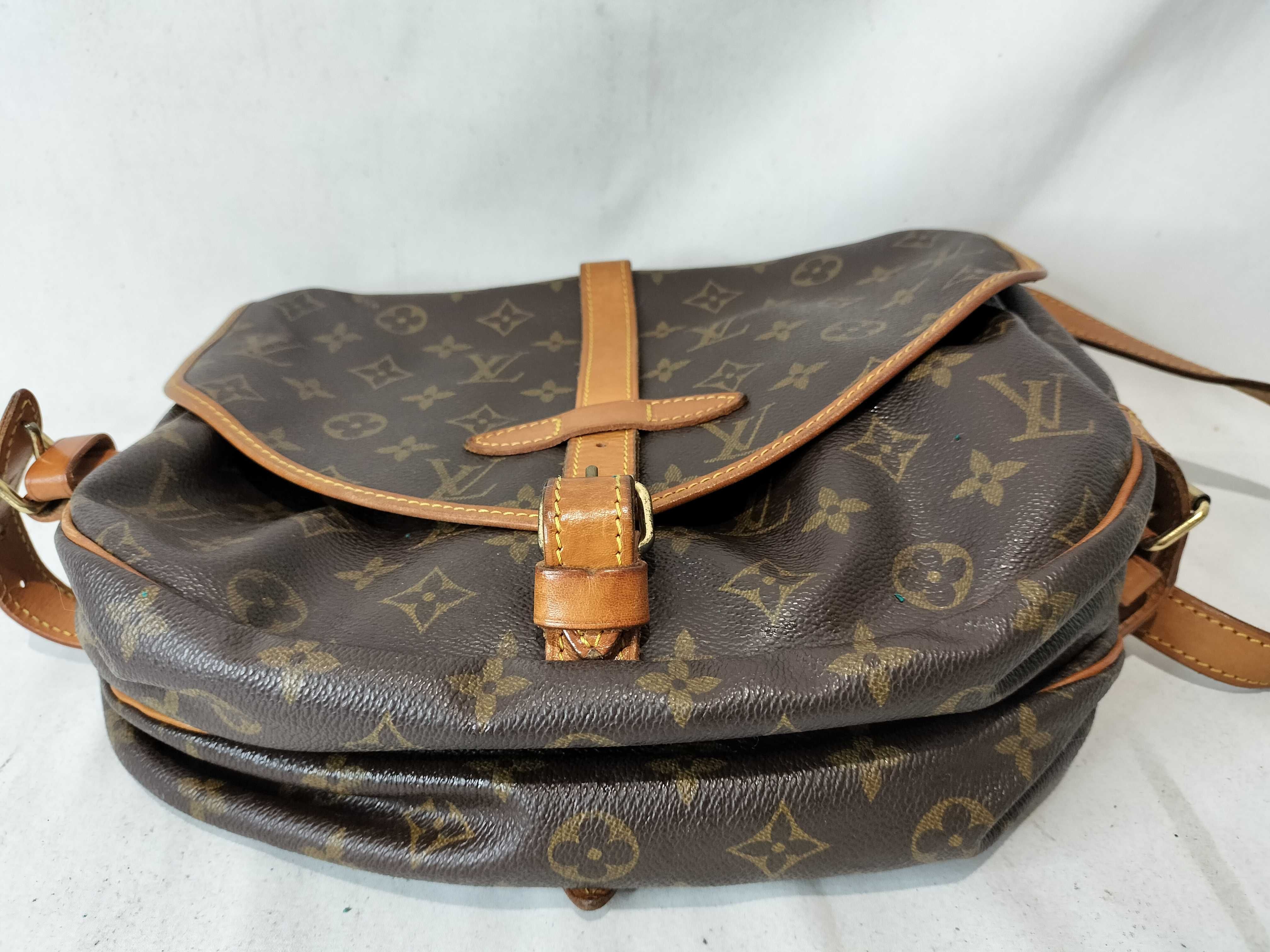 Monogram Saumur Shoulder Bag — view 7