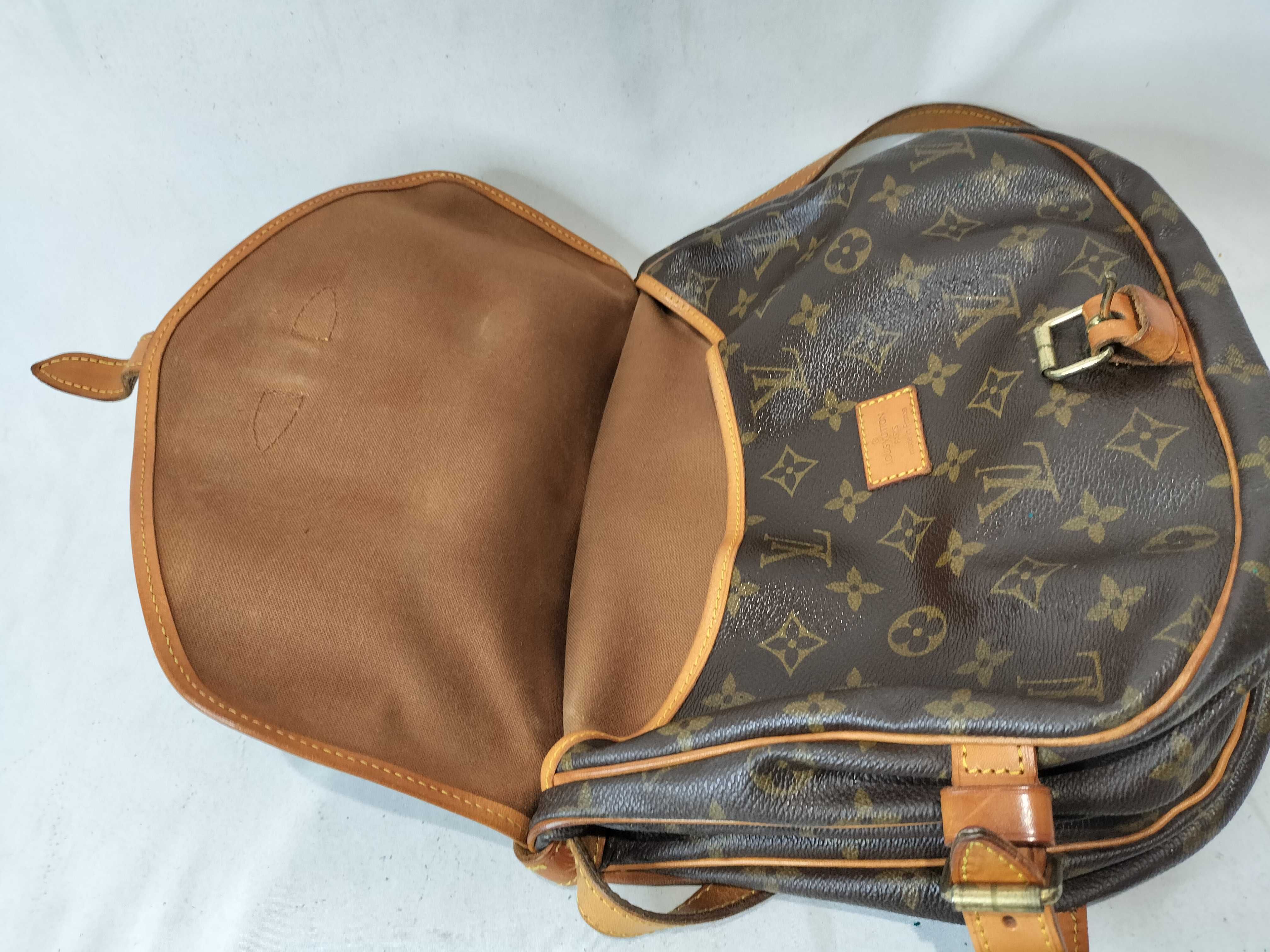 Monogram Saumur Shoulder Bag — view 8