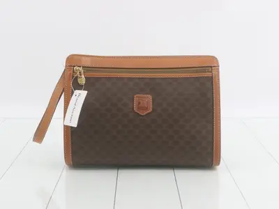 Macadam Second Bag, Brown, PVC