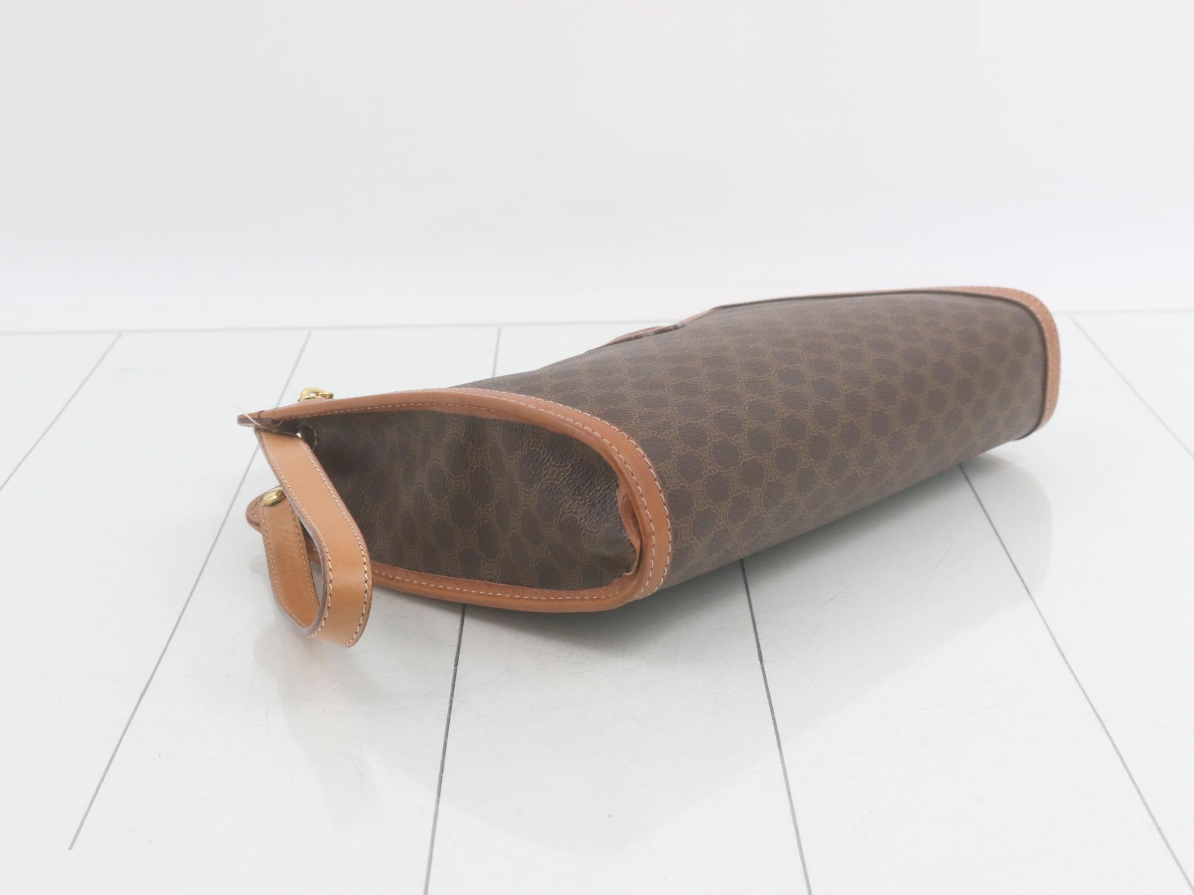 Macadam Second Bag, Brown, PVC — view 5
