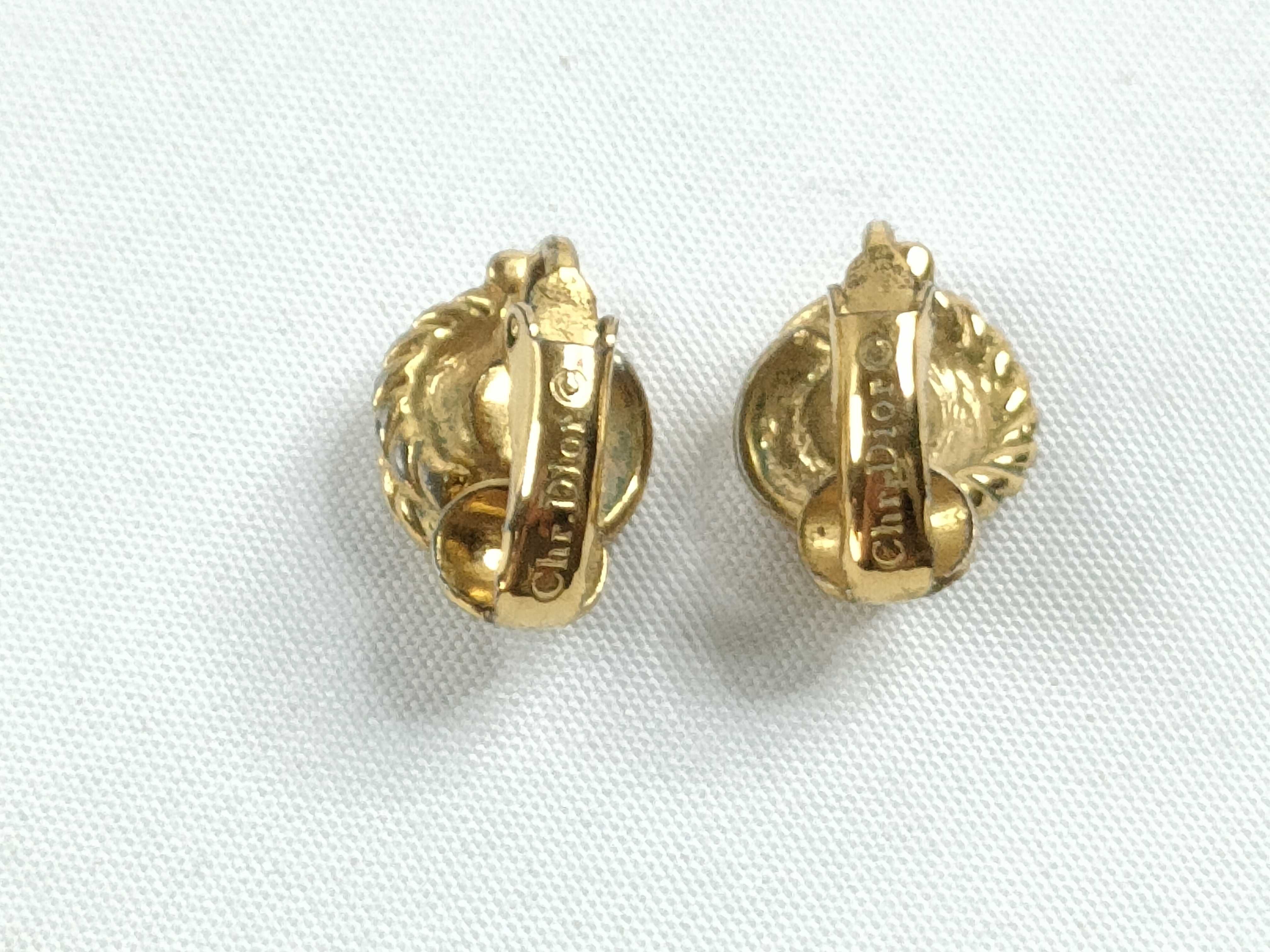 Christian Earrings Gold Earrings — view 2