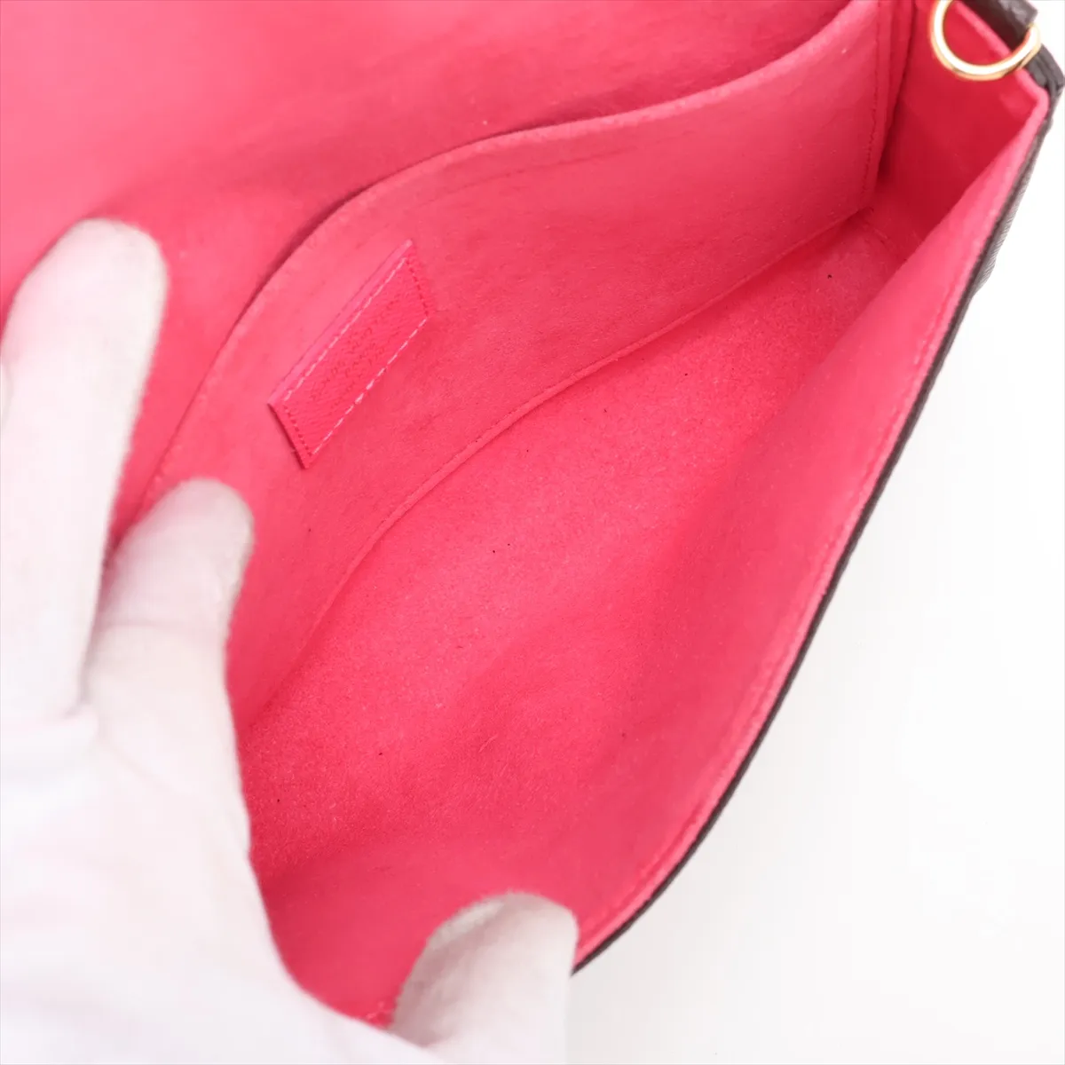 Monogram Vivienne Pochette Felicie M82627 Brown (RFID detected) — view 6