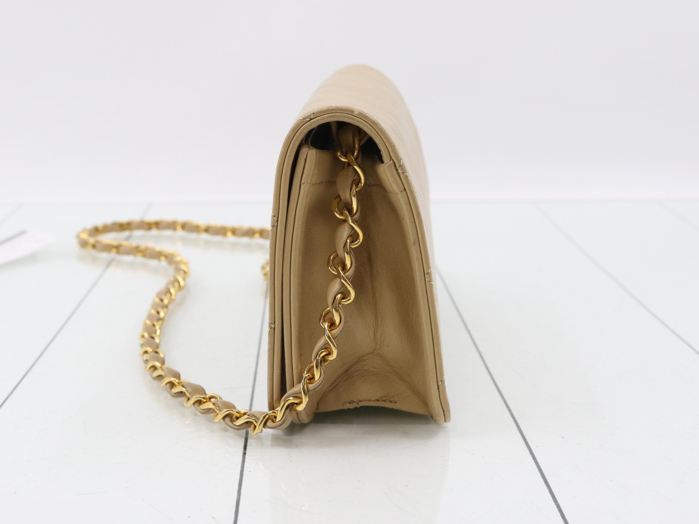 Matelassé Chain Shoulder Bag — view 3