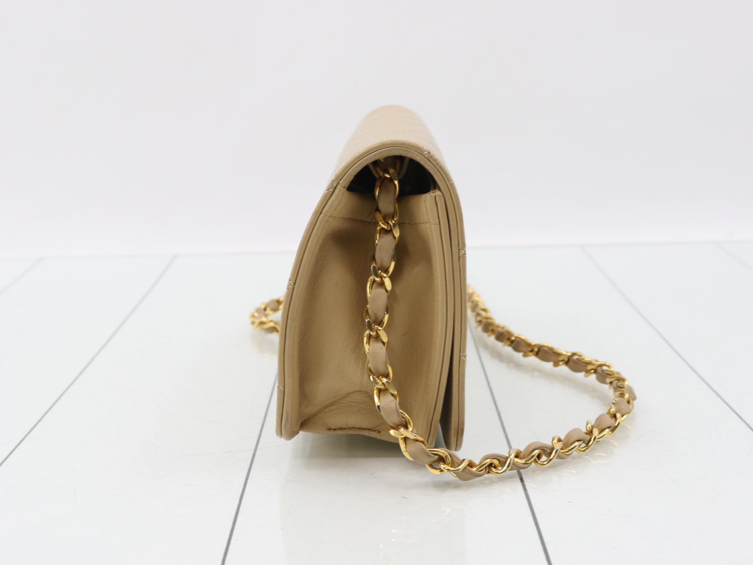 Matelassé Chain Shoulder Bag — view 4
