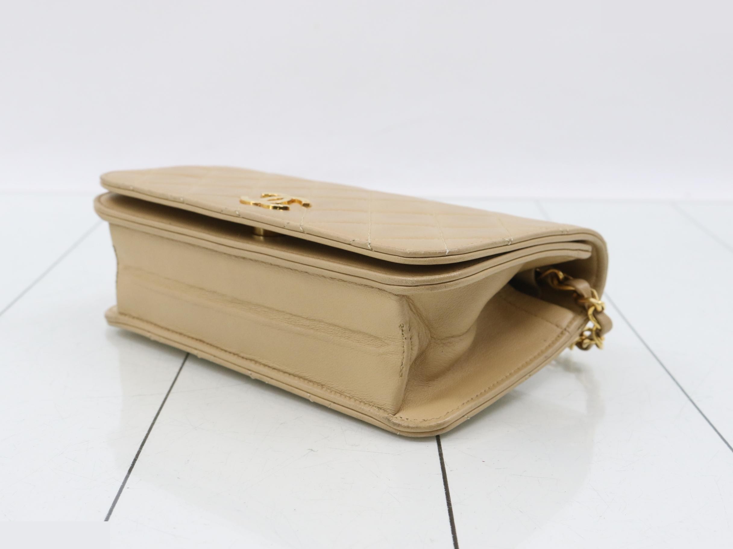 Matelassé Chain Shoulder Bag — view 6