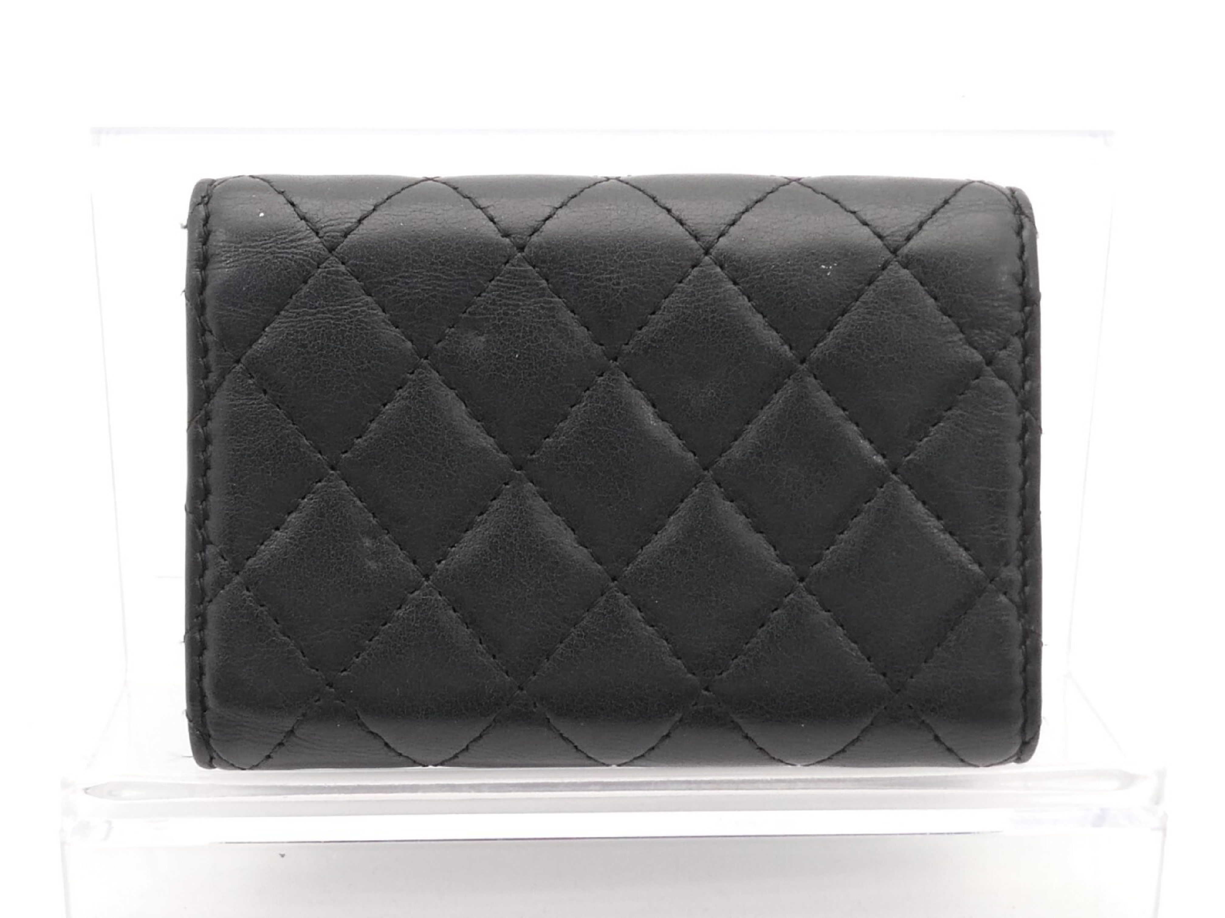 Boy Chanel Matelassé Coco Mark Tri-fold Wallet — view 2