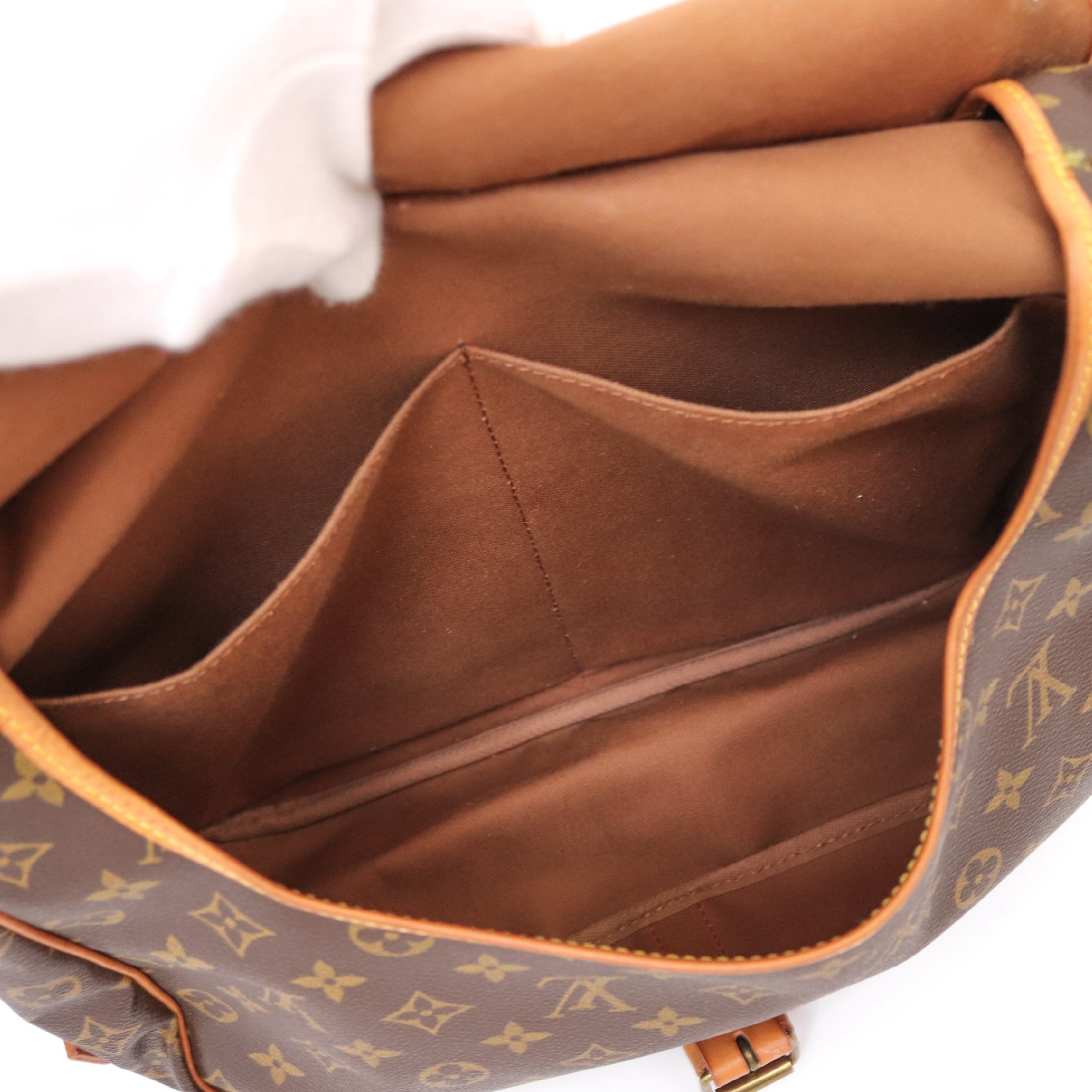 Monogram Saumur 35 M42254 Shoulder Bag with Box — view 6