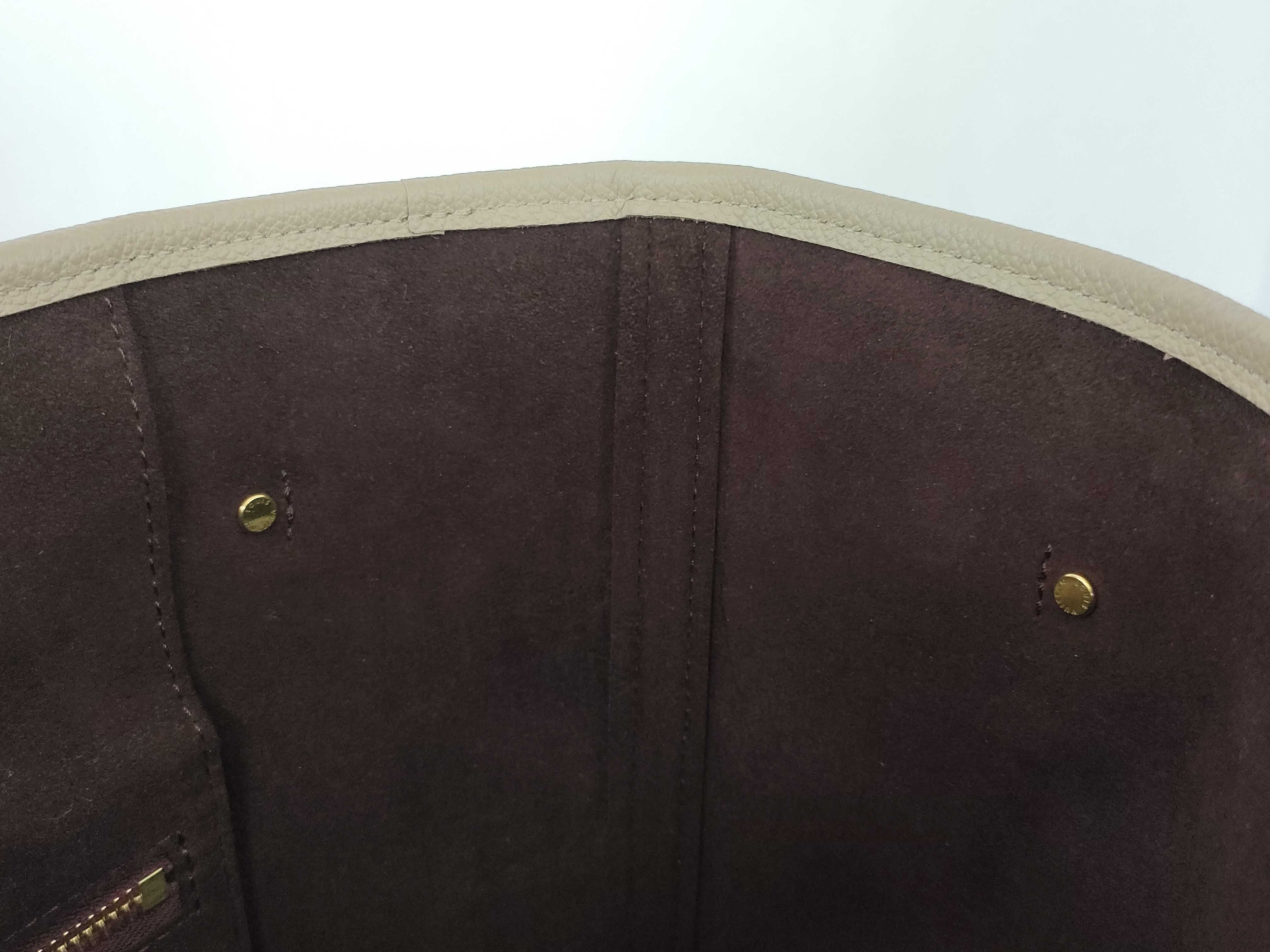 Monogram Empreinte Neverfull MM M45686 Beige RFID-detectable tote bag — view 12