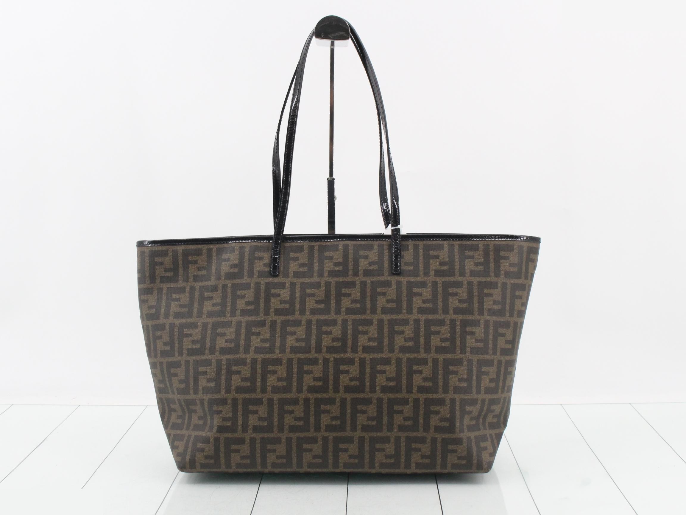 PVC Zucca tote bag, leopard print, brown — view 2