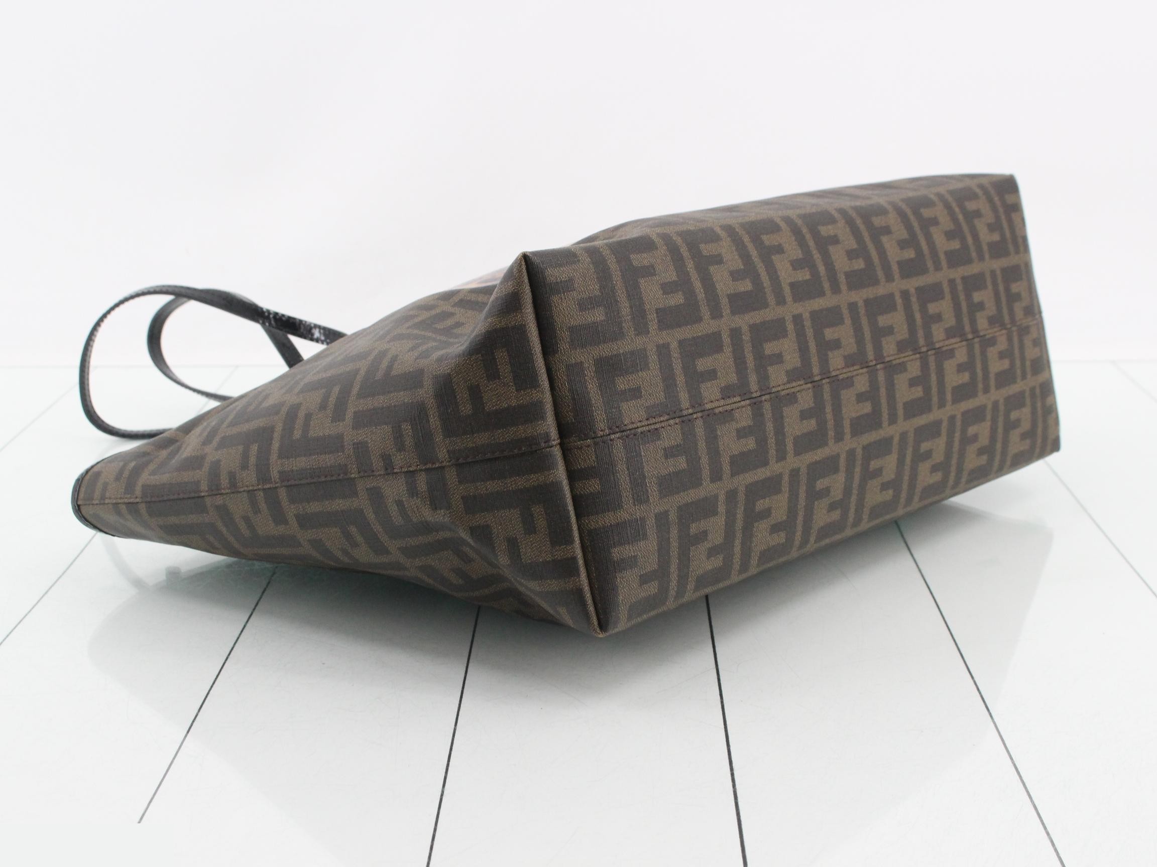 PVC Zucca tote bag, leopard print, brown — view 5