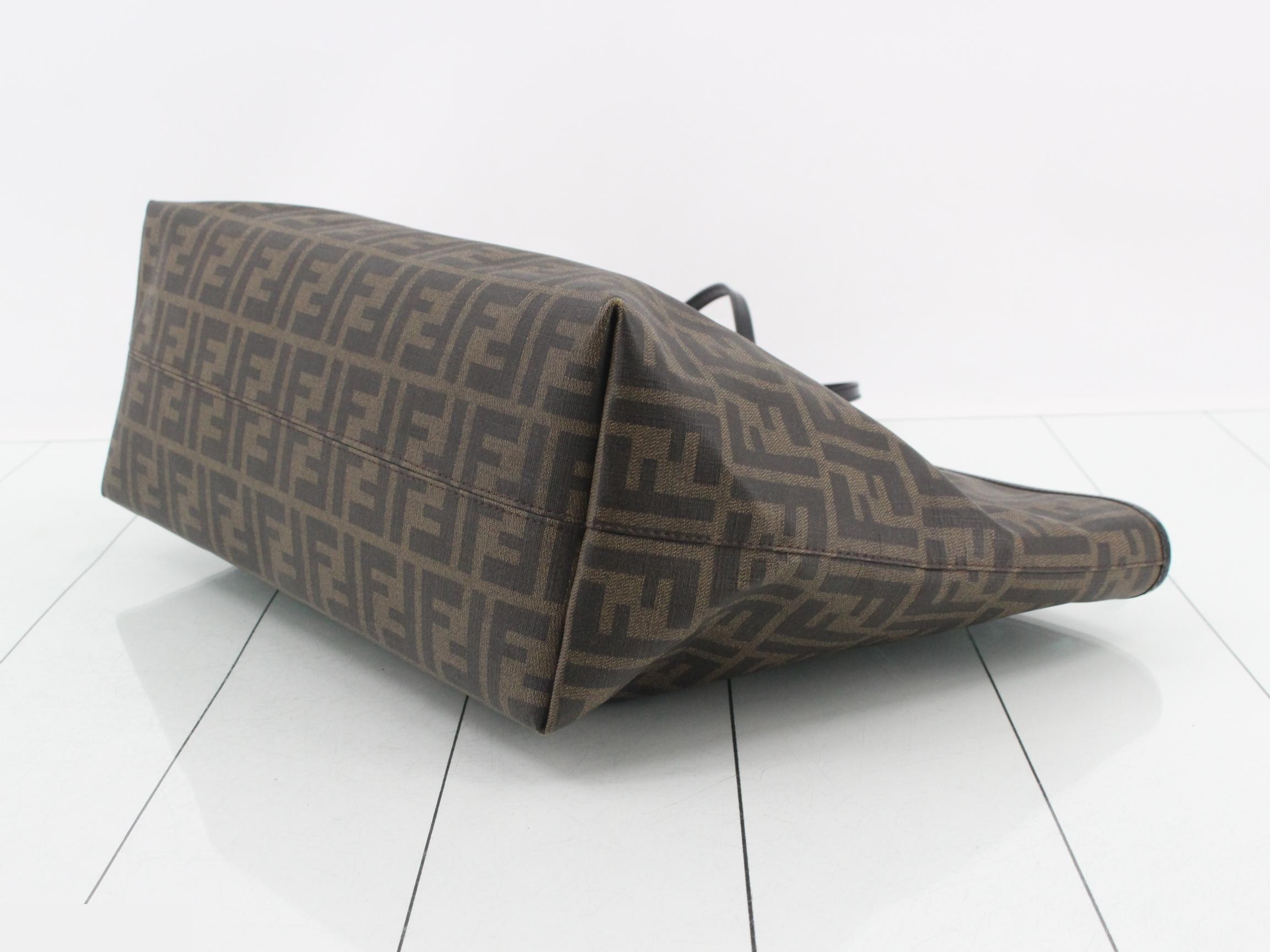PVC Zucca tote bag, leopard print, brown — view 6