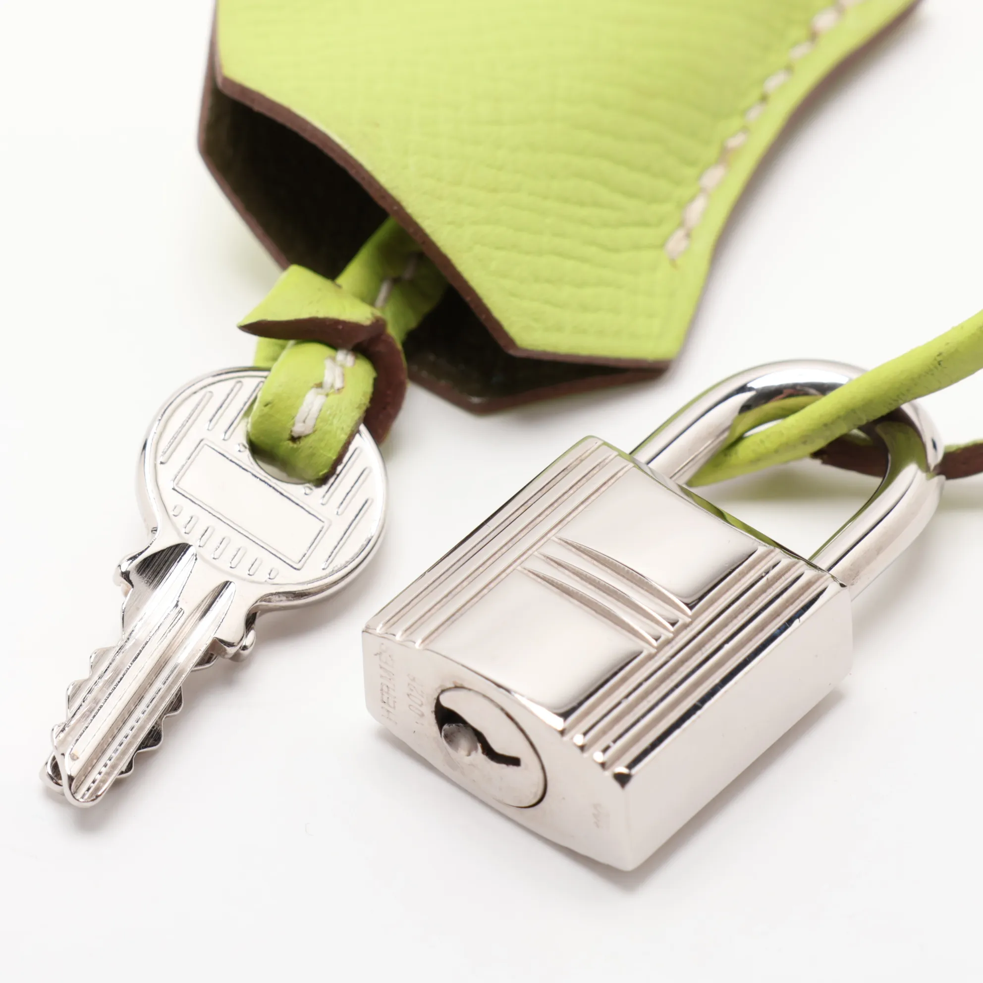 [Individually packaged] Hermes Kelly 32 Retournée Verso Veau Epsom Kiwi x Canopy Silver Hardware O: 2011 — view 11