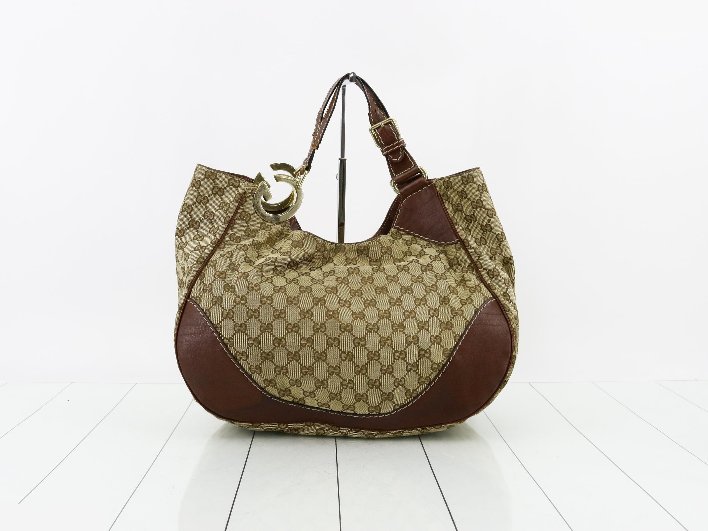 GG Canvas Leather GG Twins Tote Bag — view 2