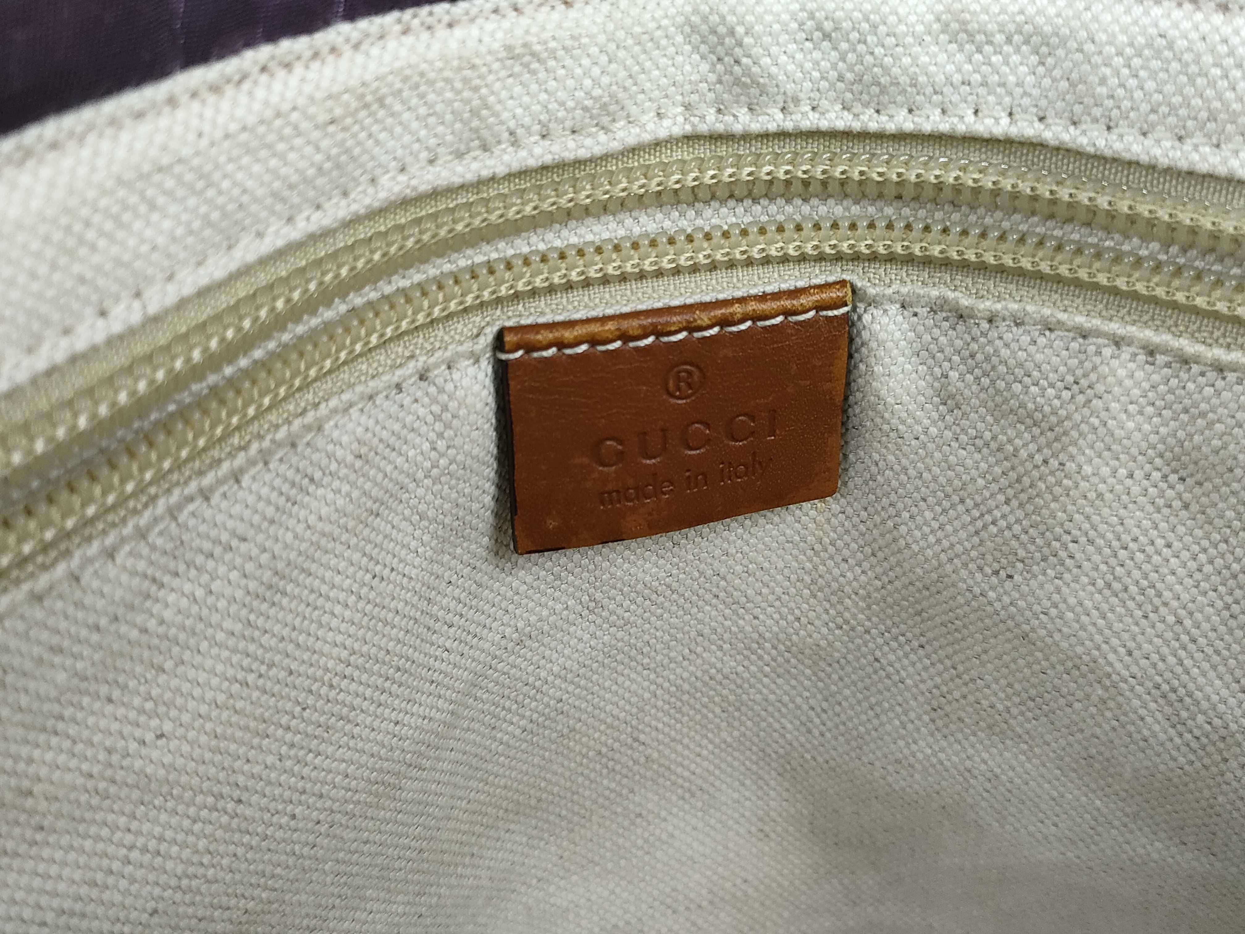 GG Nylon Handbag, Purple — view 10
