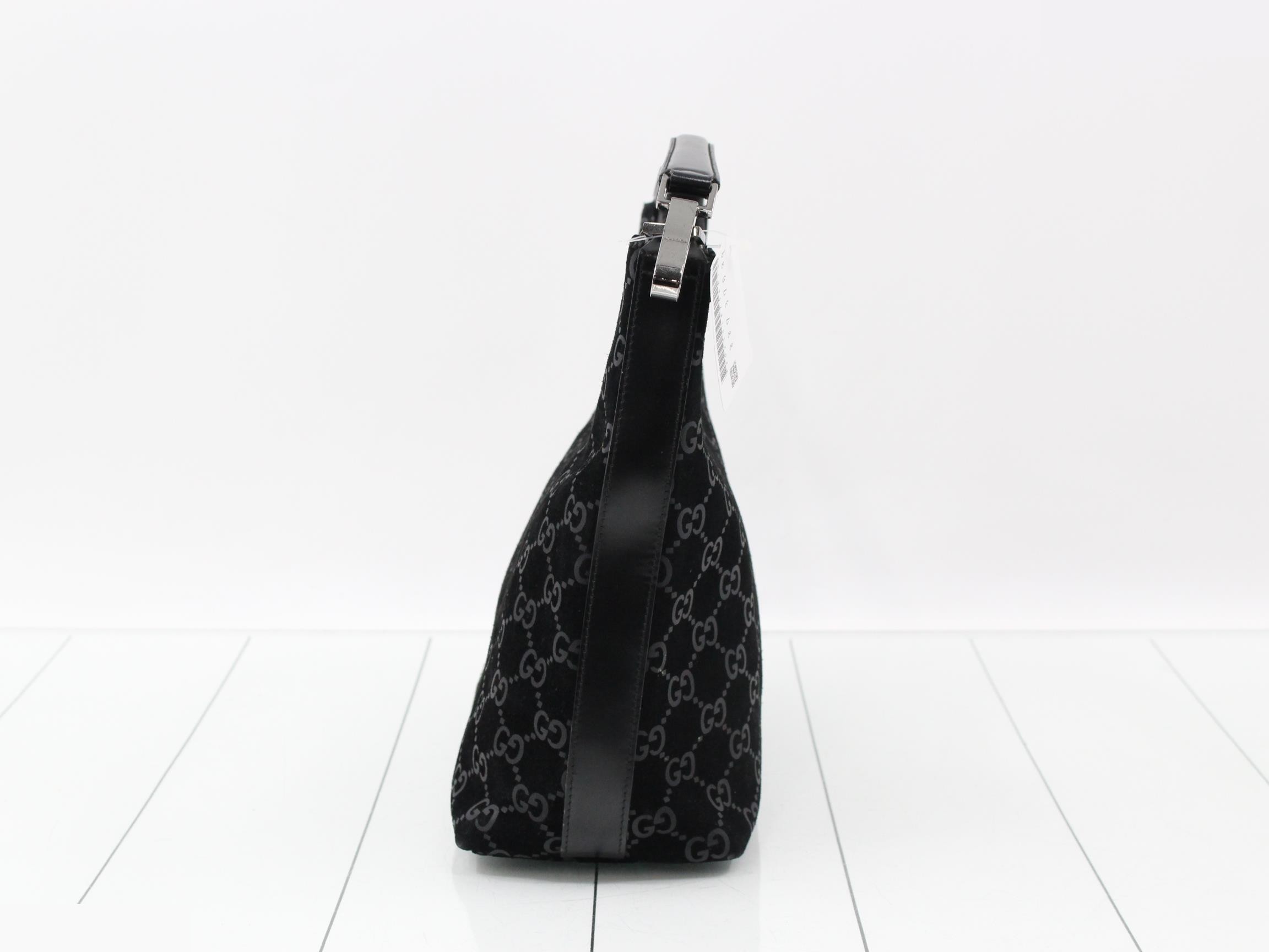 GG Suede Shoulder Bag / Handbag — view 4
