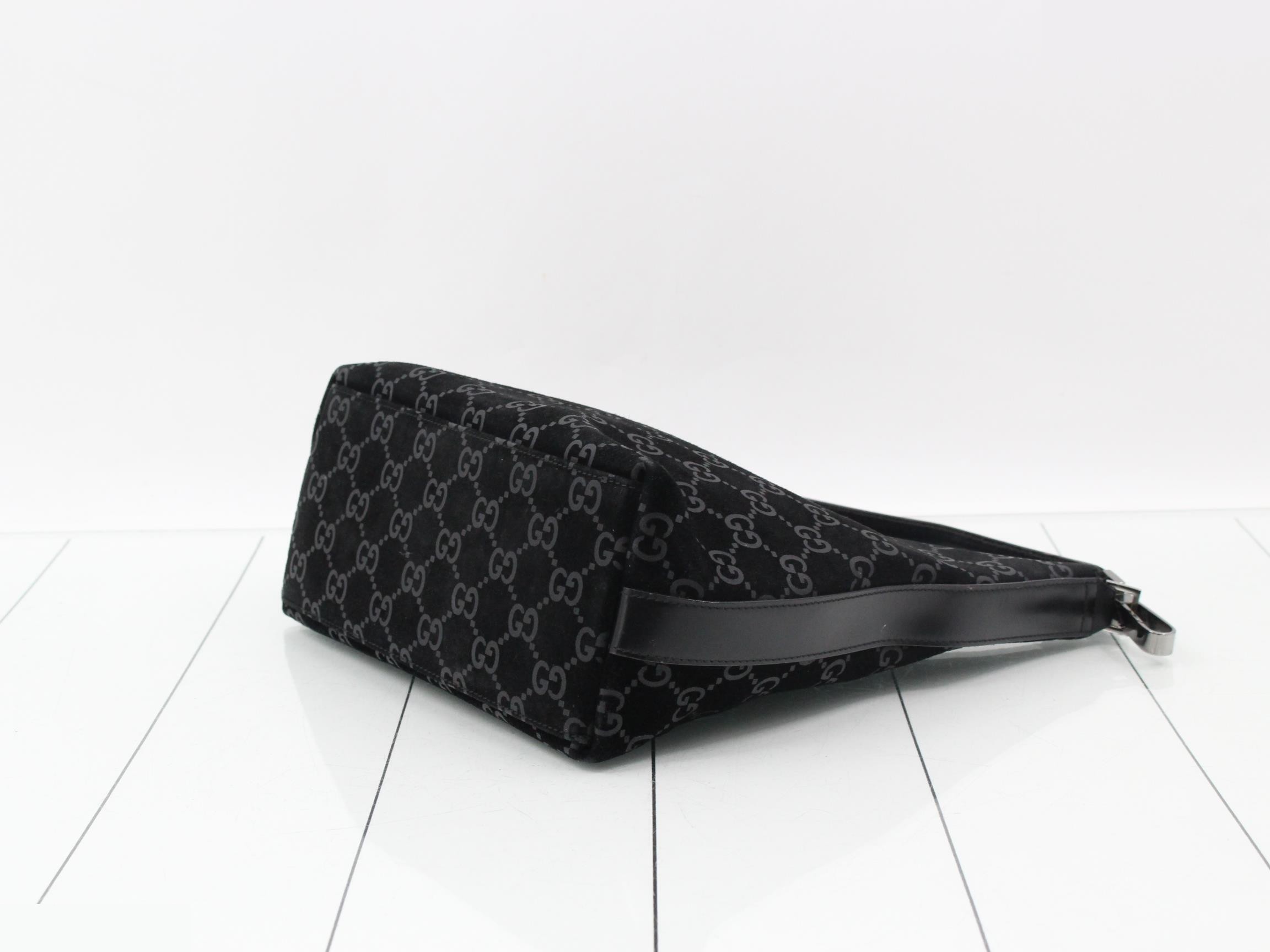 GG Suede Shoulder Bag / Handbag — view 6