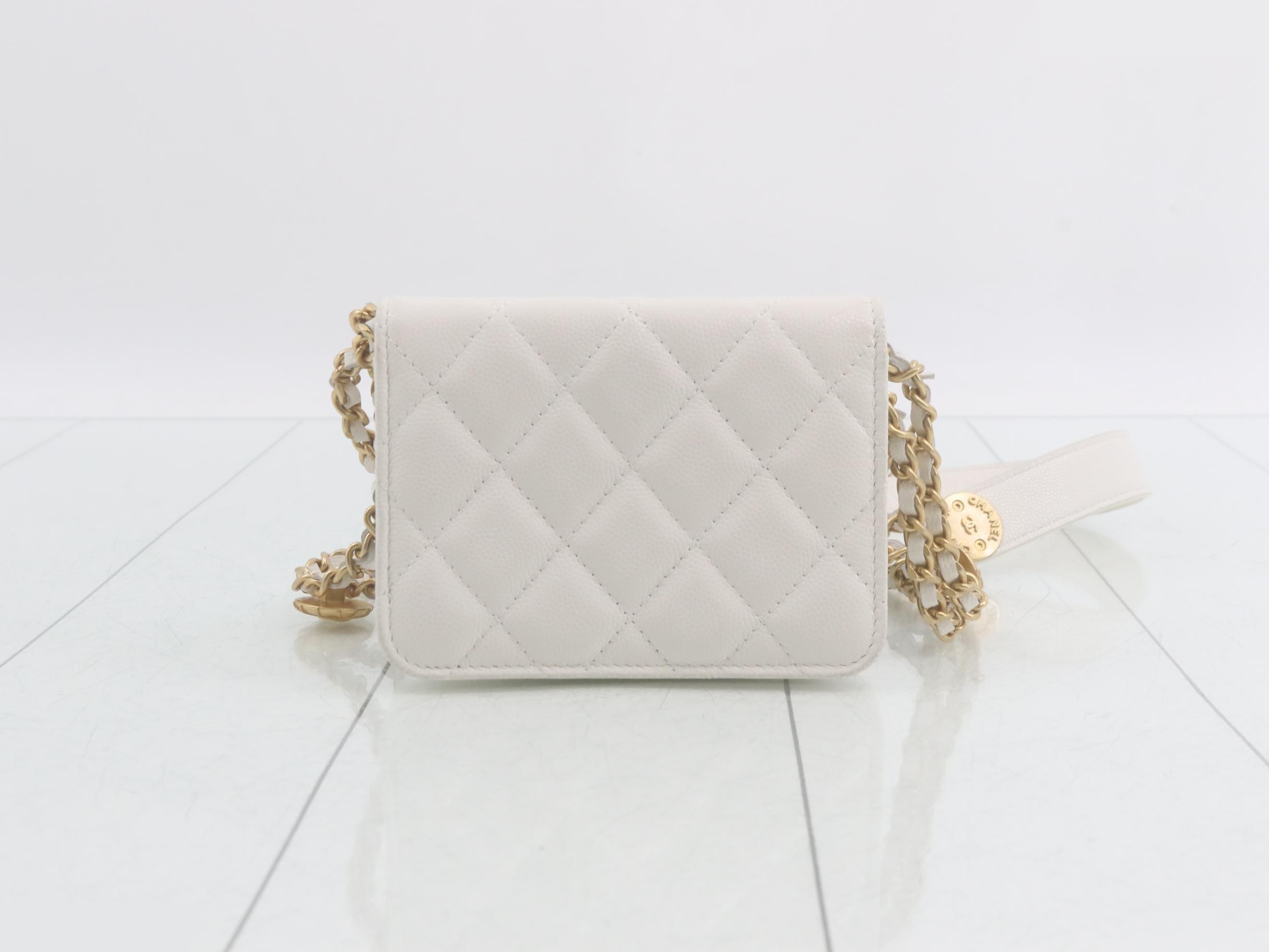 Matelassé 12 Coin Chain Shoulder Bag — view 2