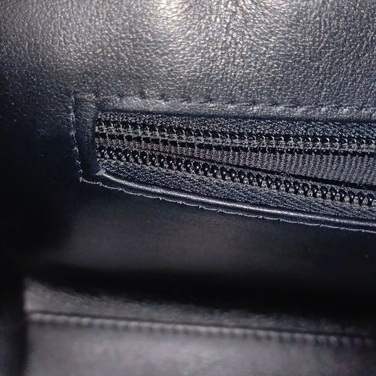 Matelassé Leather 2-Way Shoulder Bag, Black with Gold Hardware, U744NC02, Random Plate, AS4416 — view 14