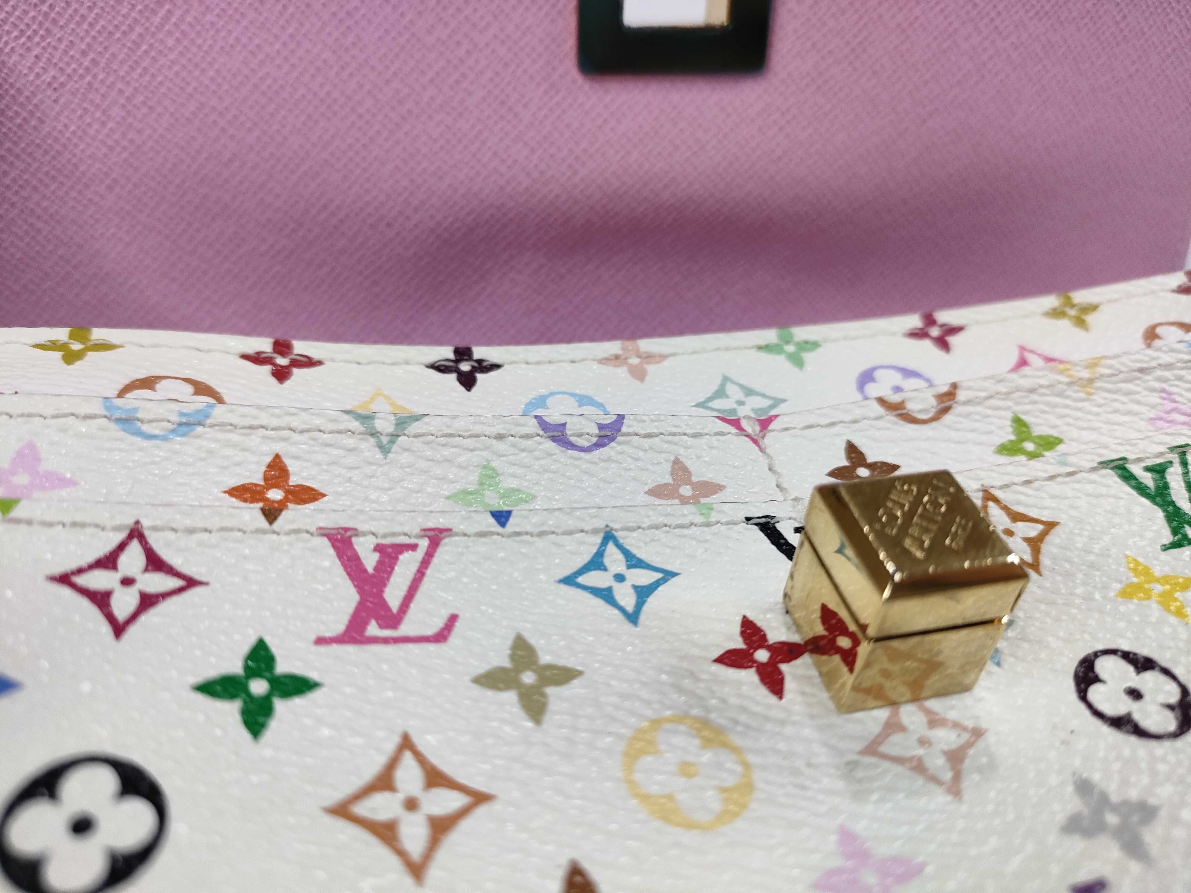 Monogram Multicolor Portefeuille Sarah Nou M60277 White Wallet — view 15