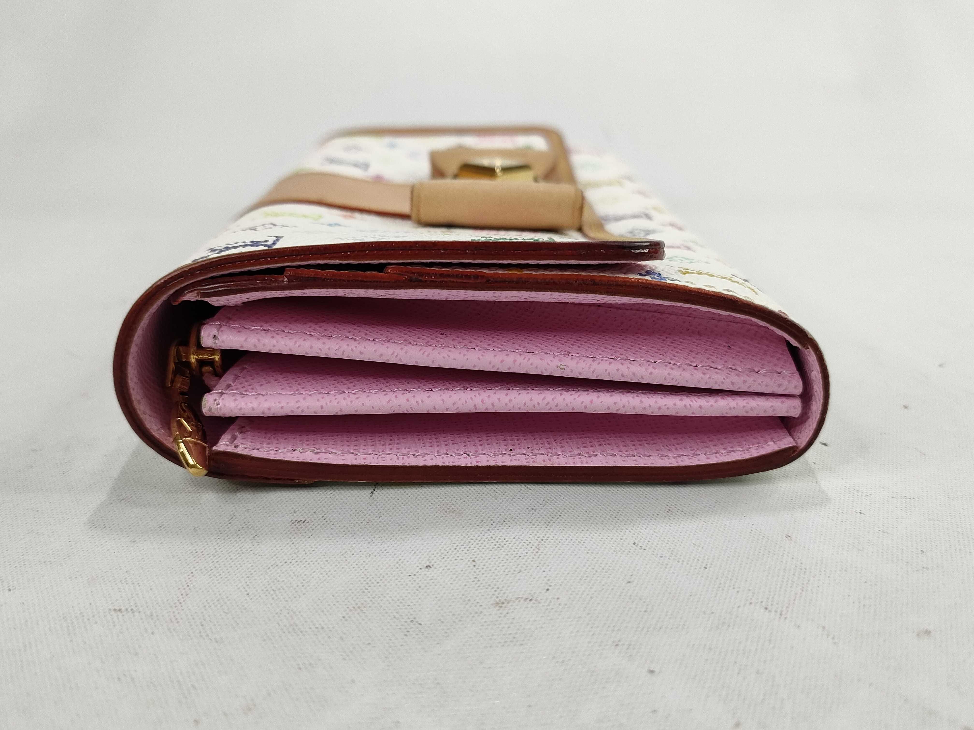Monogram Multicolor Portefeuille Sarah Nou M60277 White Wallet — view 5